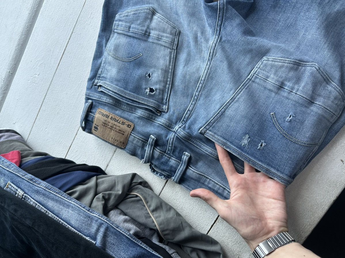 G-Star 🚨PUNK G STAR OPIUM SKINNY 96 BLUE MENS JEANS Y2k BIKER Size US 32 / EU 48 - 8 Thumbnail