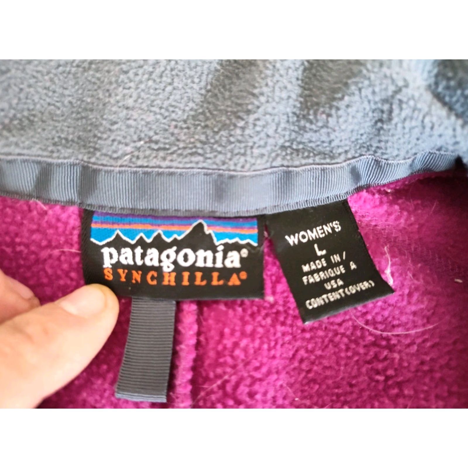 Patagonia Vintage Yes Patagonia Synchilla Women's Full Zip Fleece Vest Made In USA Size L Size L / US 10 / IT 46 - 4 Thumbnail