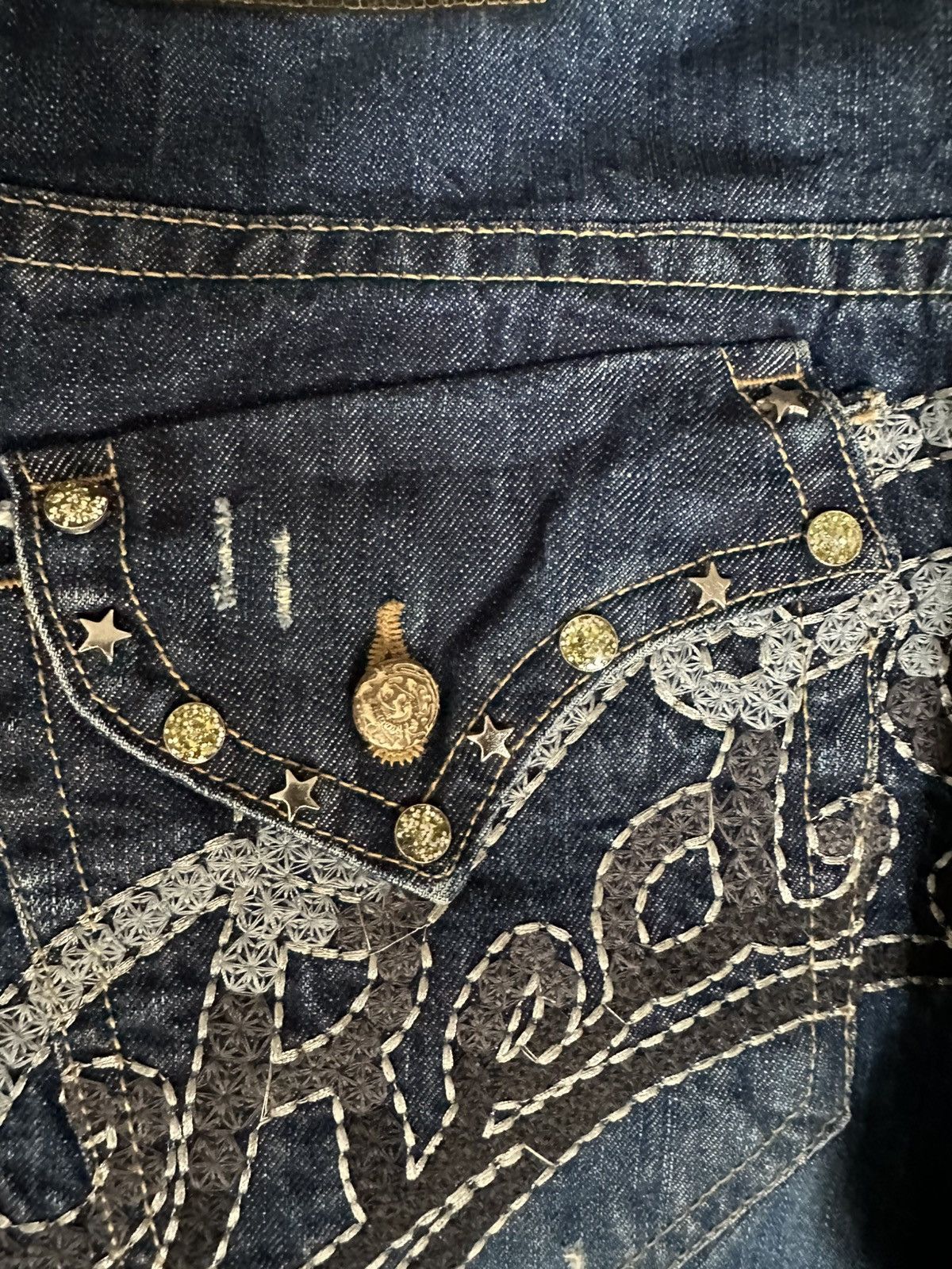Japanese Brand Red Peppers Japan Distressed Denim Size US 32 / EU 48 - 17 Thumbnail