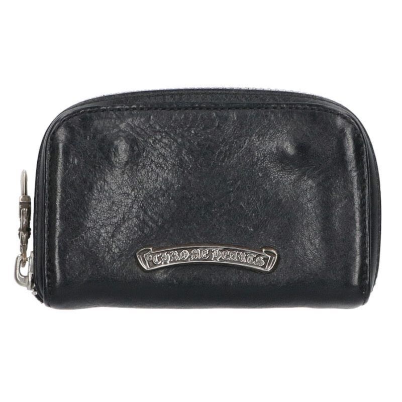 Chrome Hearts Chrome Hearts Dagger Zip Leather Coin Case Size ONE SIZE - 1 Thumbnail