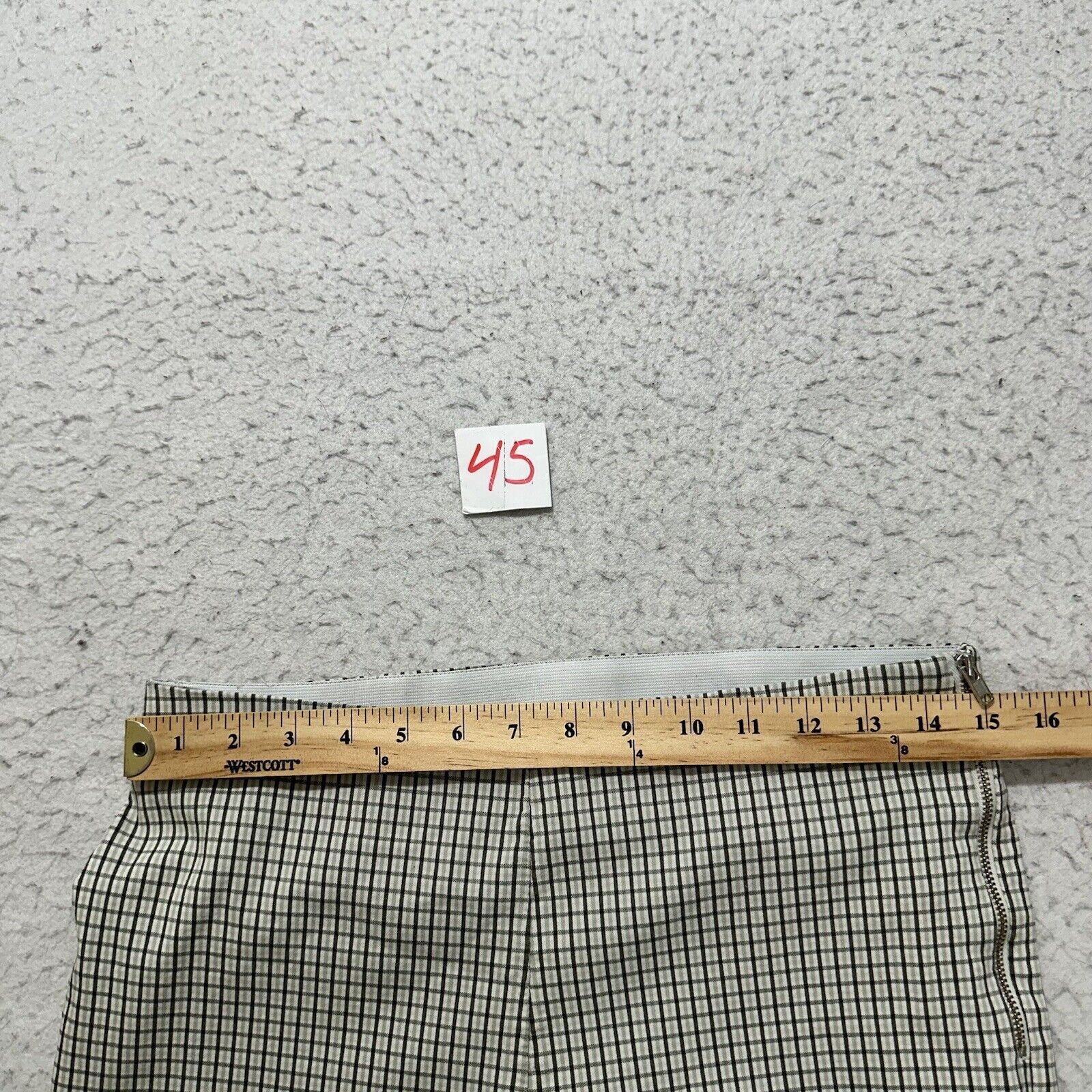 Other A New Day 12 Windowpane Grid Trousers Pants 26" Inseam Size 34" / US 12 / IT 48 - 10 Thumbnail