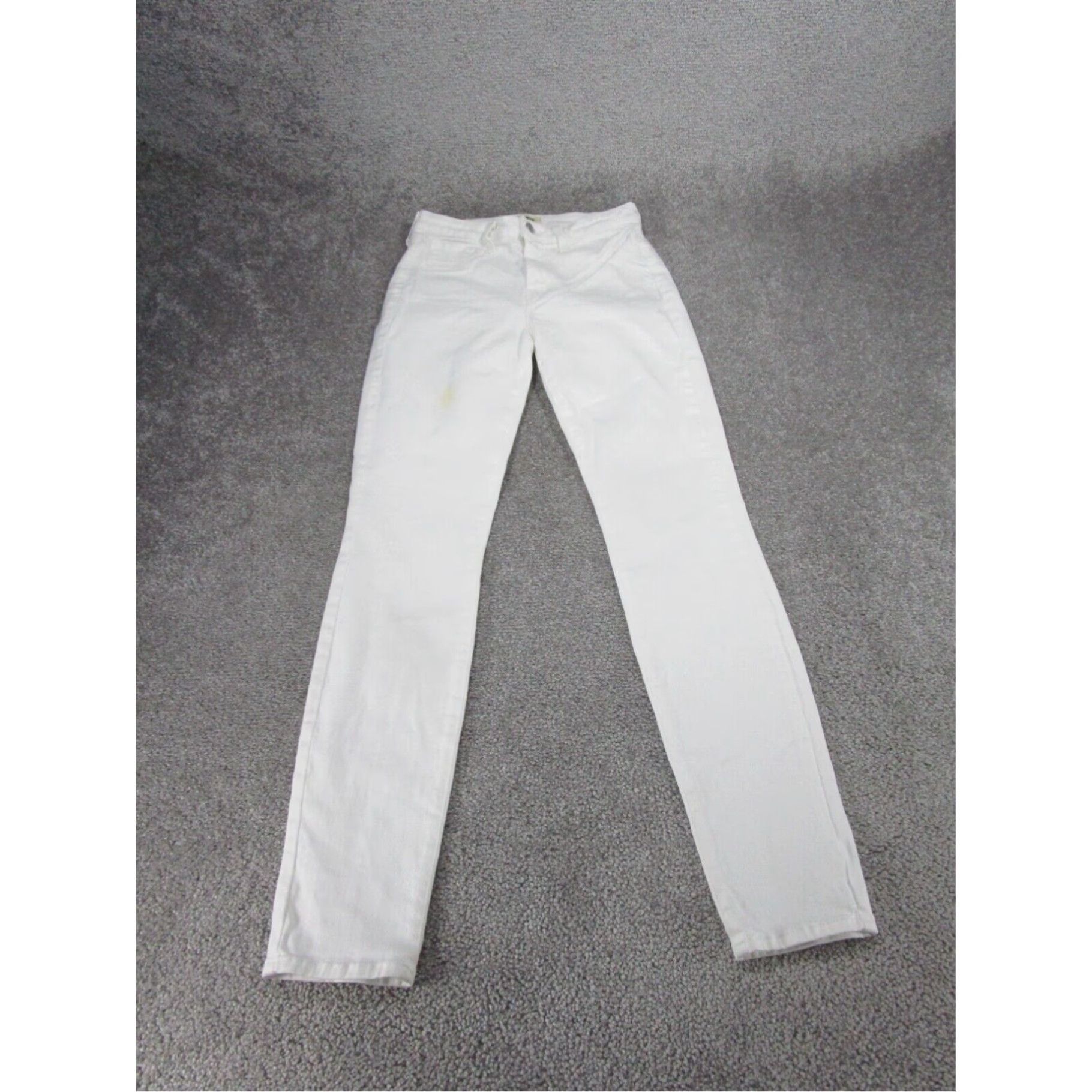 L'AGENCE LAgence Womens White Marguerite Skinny Jeans 27 Size 27" / US 4 / IT 40 - 1 Thumbnail