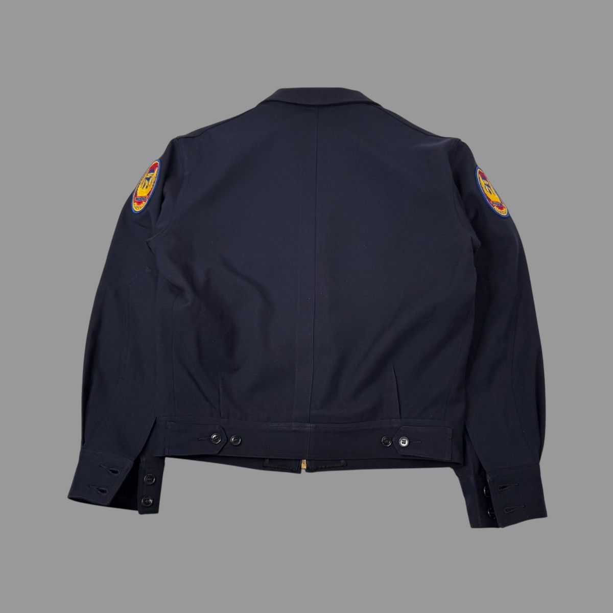 Vintage Vintage 1950s fire fighter whipcord jacket Size US L / EU 52-54 / 3 - 4 Thumbnail