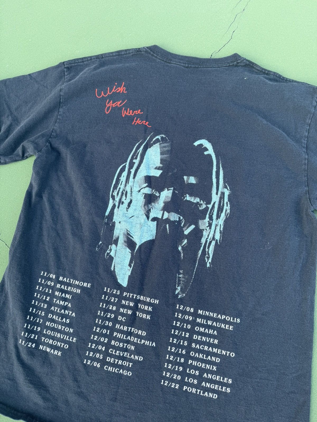 Travis Scott Astroworld Travis Scott 2018/2019 Tour Tee Size US M / EU 48-50 / 2 - 1 Thumbnail