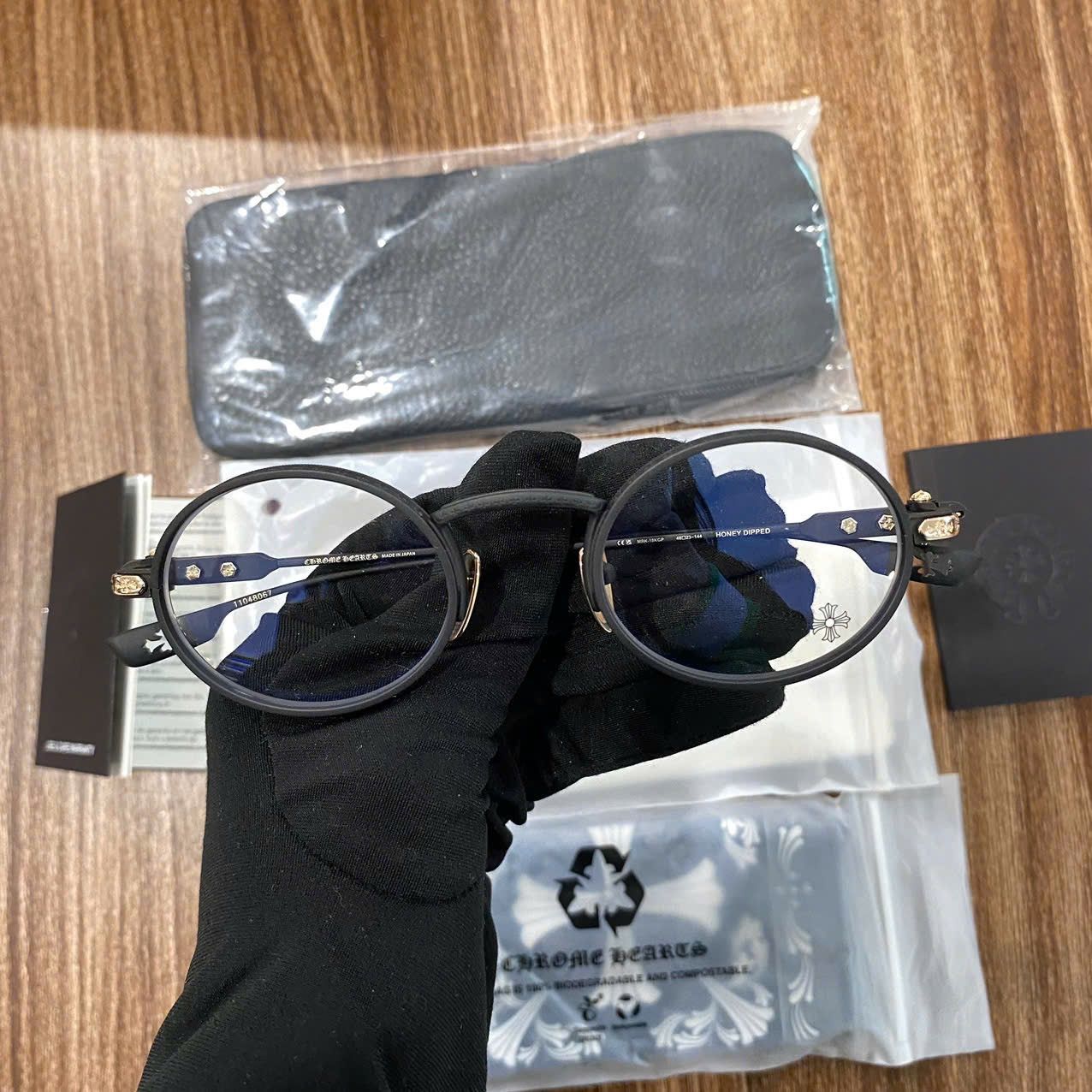 Chrome Hearts CHROME HEARTS HONEY DIPPED EYEGLASSES Size ONE SIZE - 2 Thumbnail
