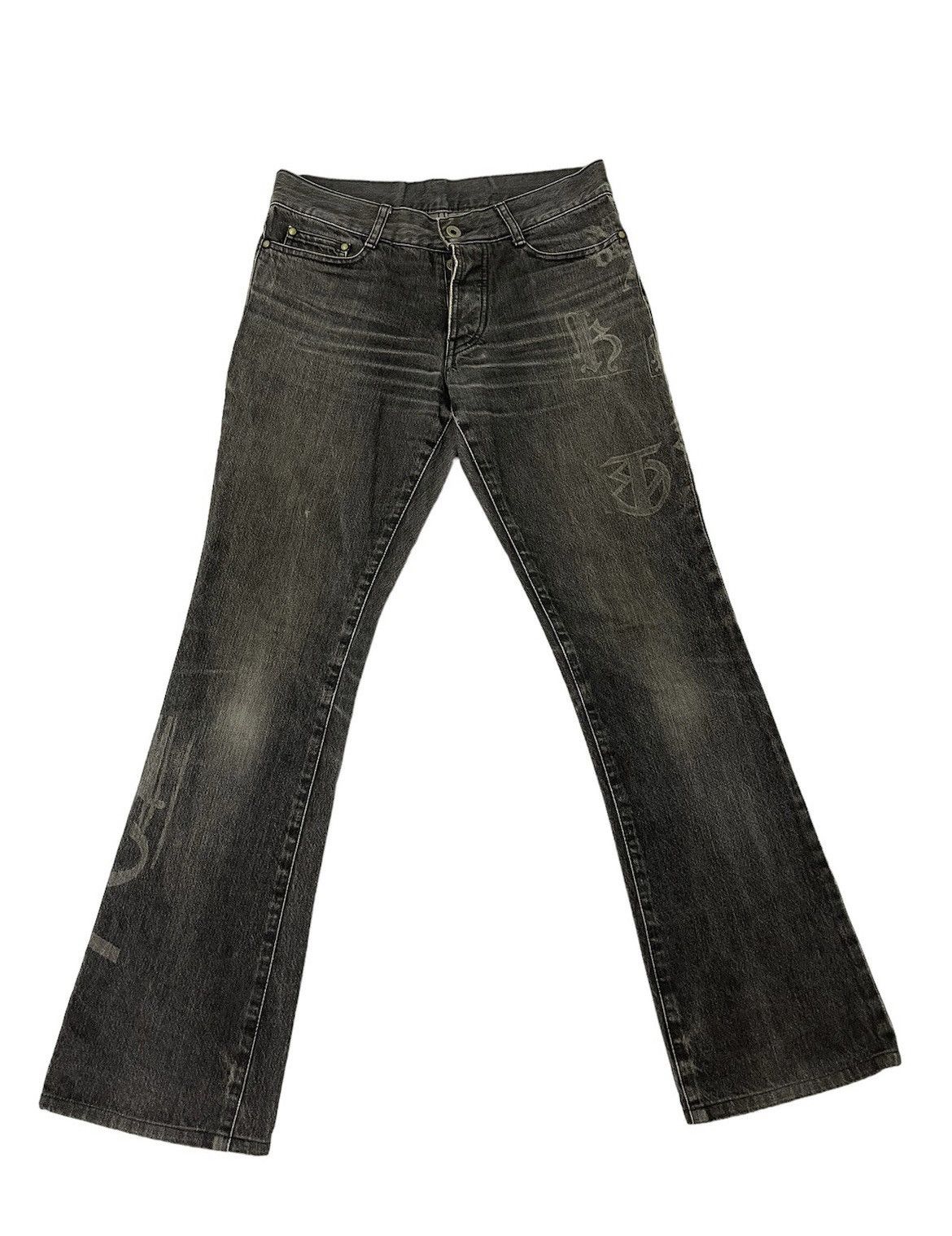image of 5351 Pour Les Hommes Bootcut Jeans in Grey, Men's (Size 30)