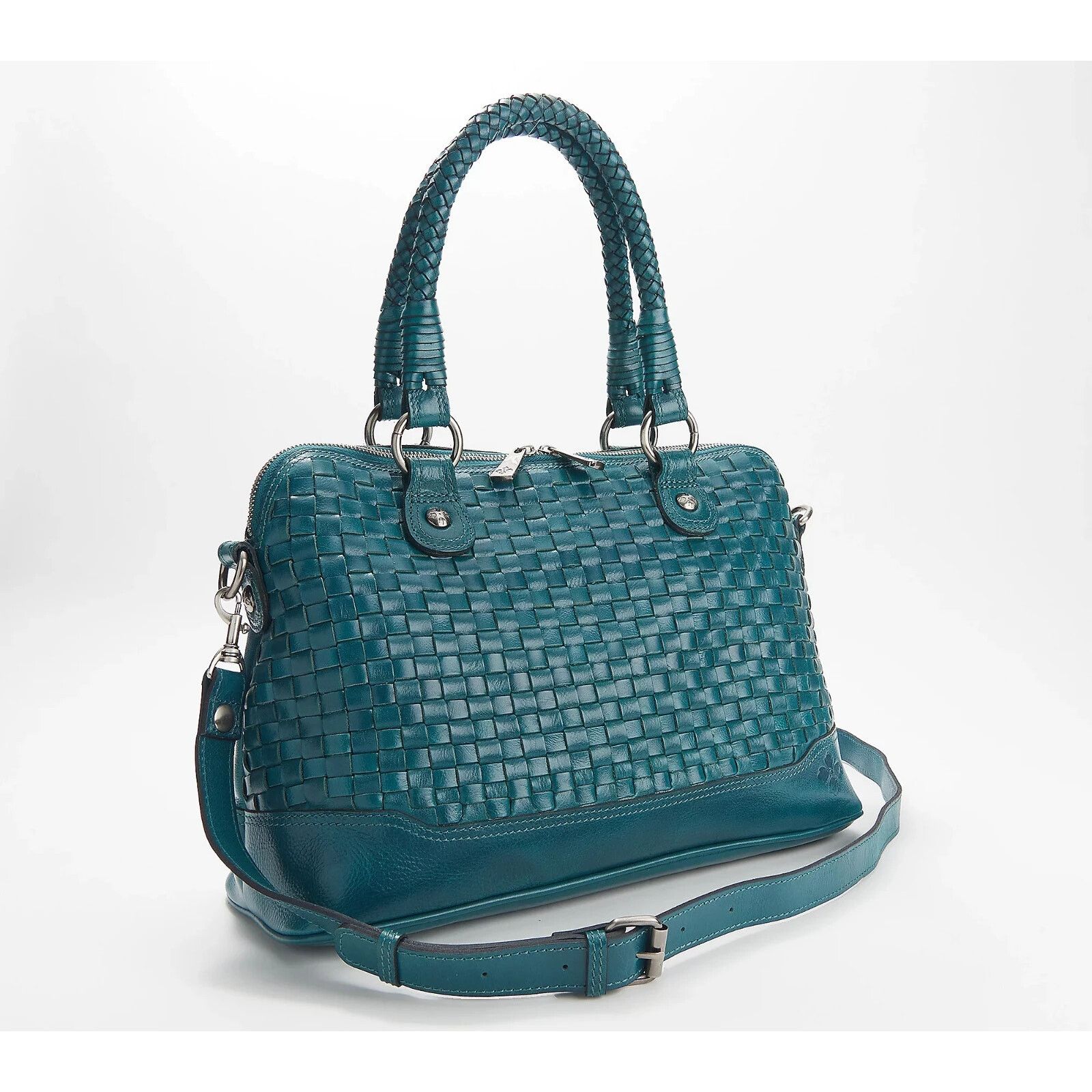 Patricia Nash Patricia Nash Washed Woven Leather Augus Satchel bag A382253 Size ONE SIZE - 1 Thumbnail