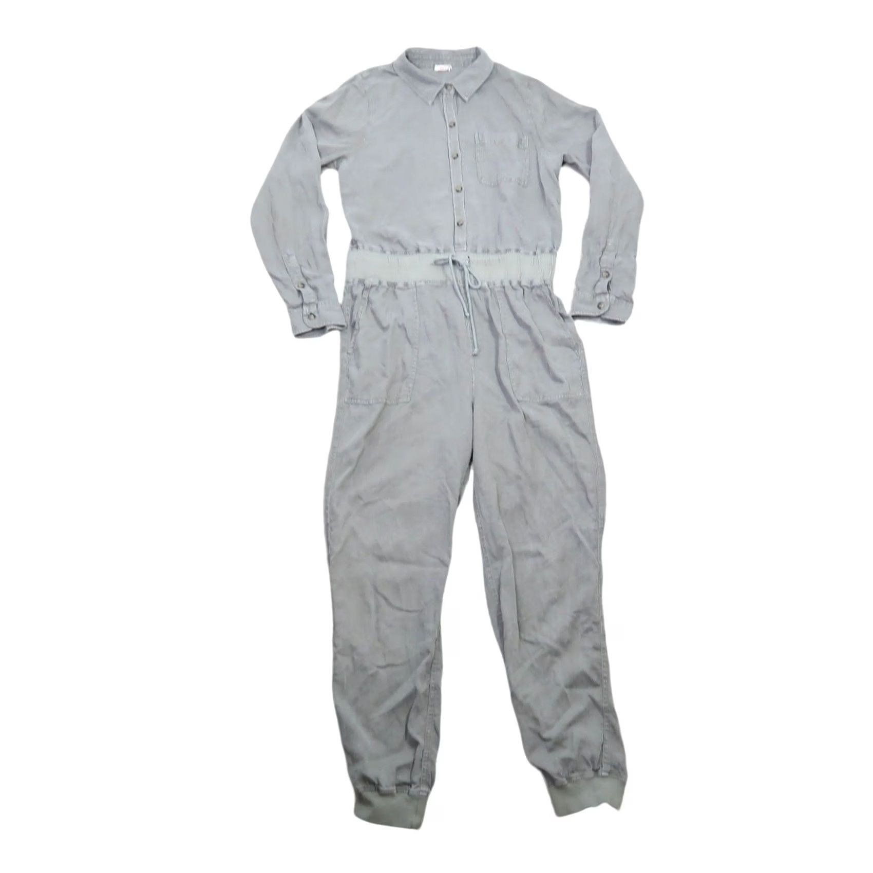 Faherty Faherty Arlie Day Jumpsuit Medium Surplus Green Long Sleeve Size M / US 6-8 / IT 42-44 - 5 Thumbnail