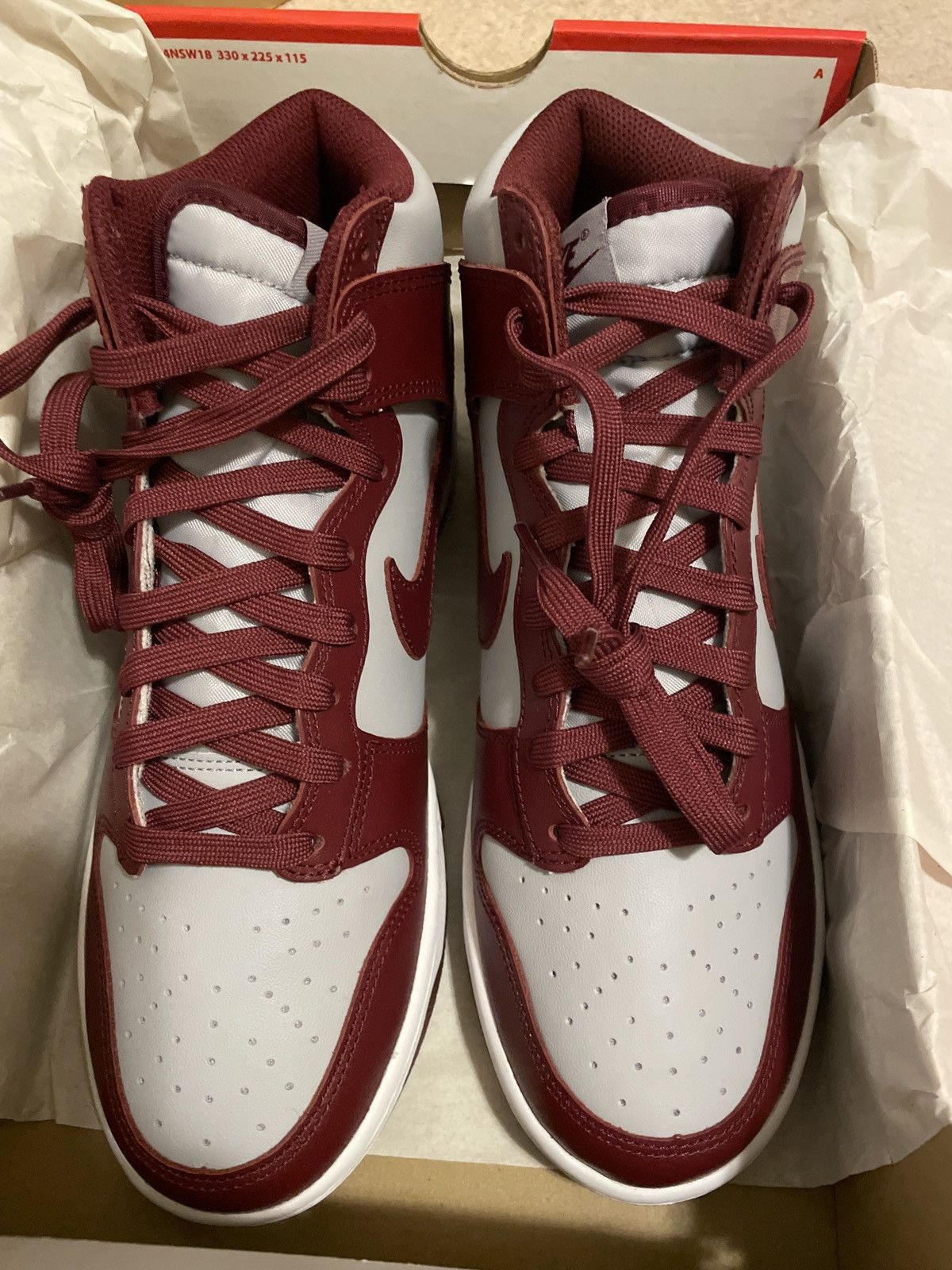 Nike Nike Dunk High Retro Dark Beetroot Size US 8 / EU 41 - 2 Thumbnail
