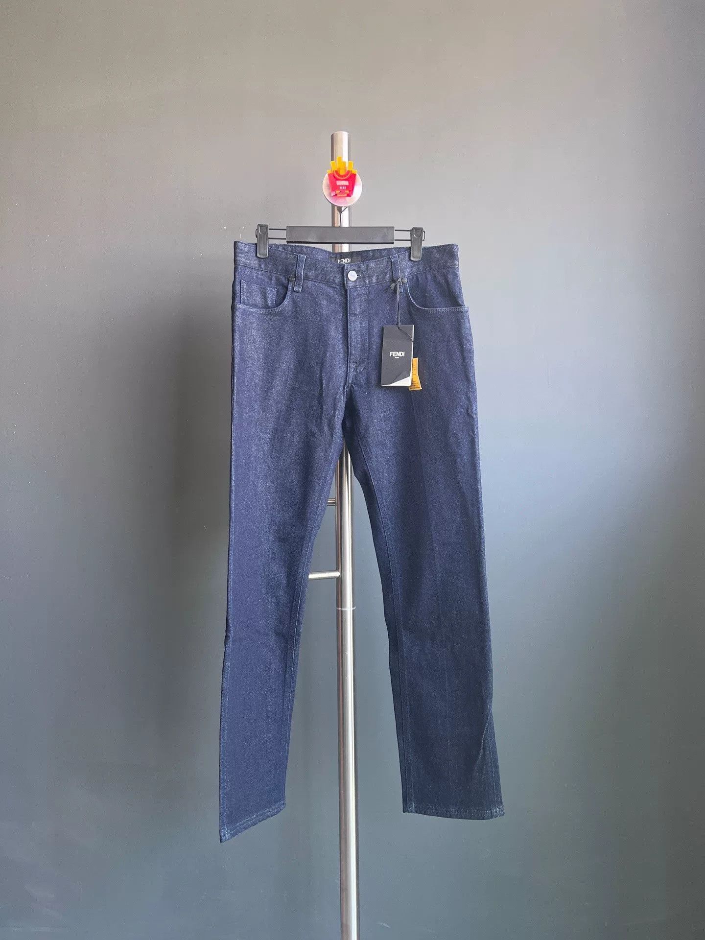 Fendi Fendi Denim Jeans with Puzzle Embroidery Size US 32 / EU 48 - 1 Thumbnail