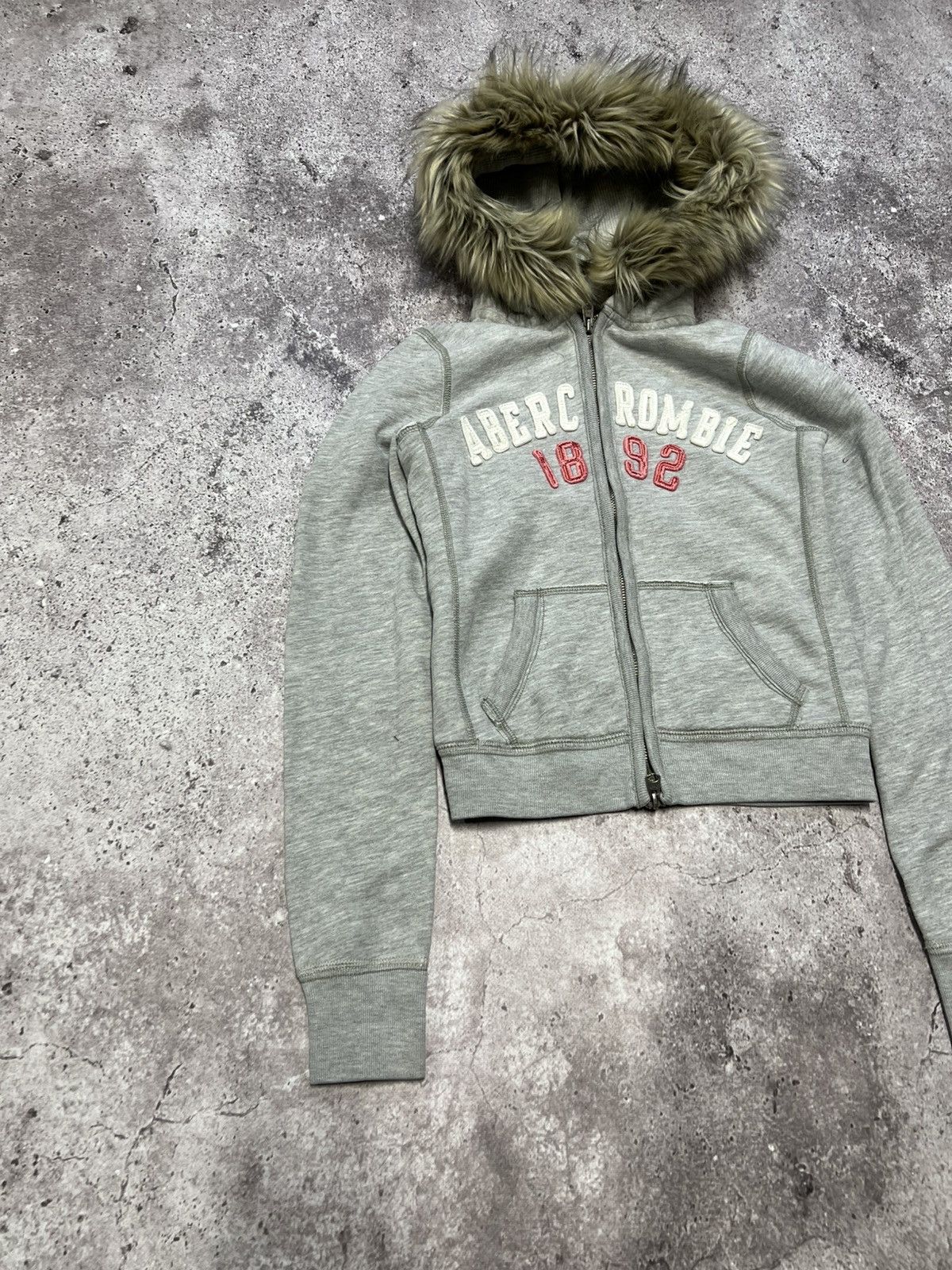 Abercrombie & Fitch Y2K Vintage Abercrombie Fur Hoodie Lgb if6was9 style Size S / US 4 / IT 40 - 3 Thumbnail
