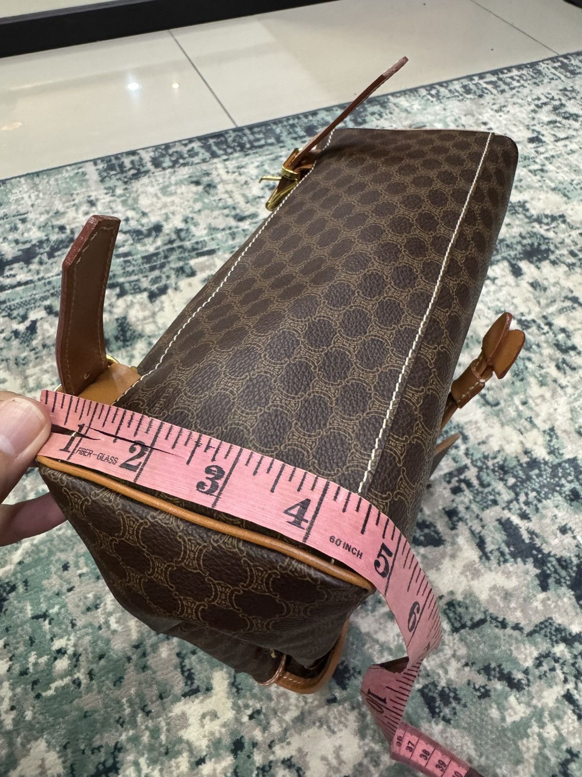 Celine CELINE C.E06-2 MACADAM MONOGRAM COATED FABRIC BAGPACK Size ONE SIZE - 14 Thumbnail