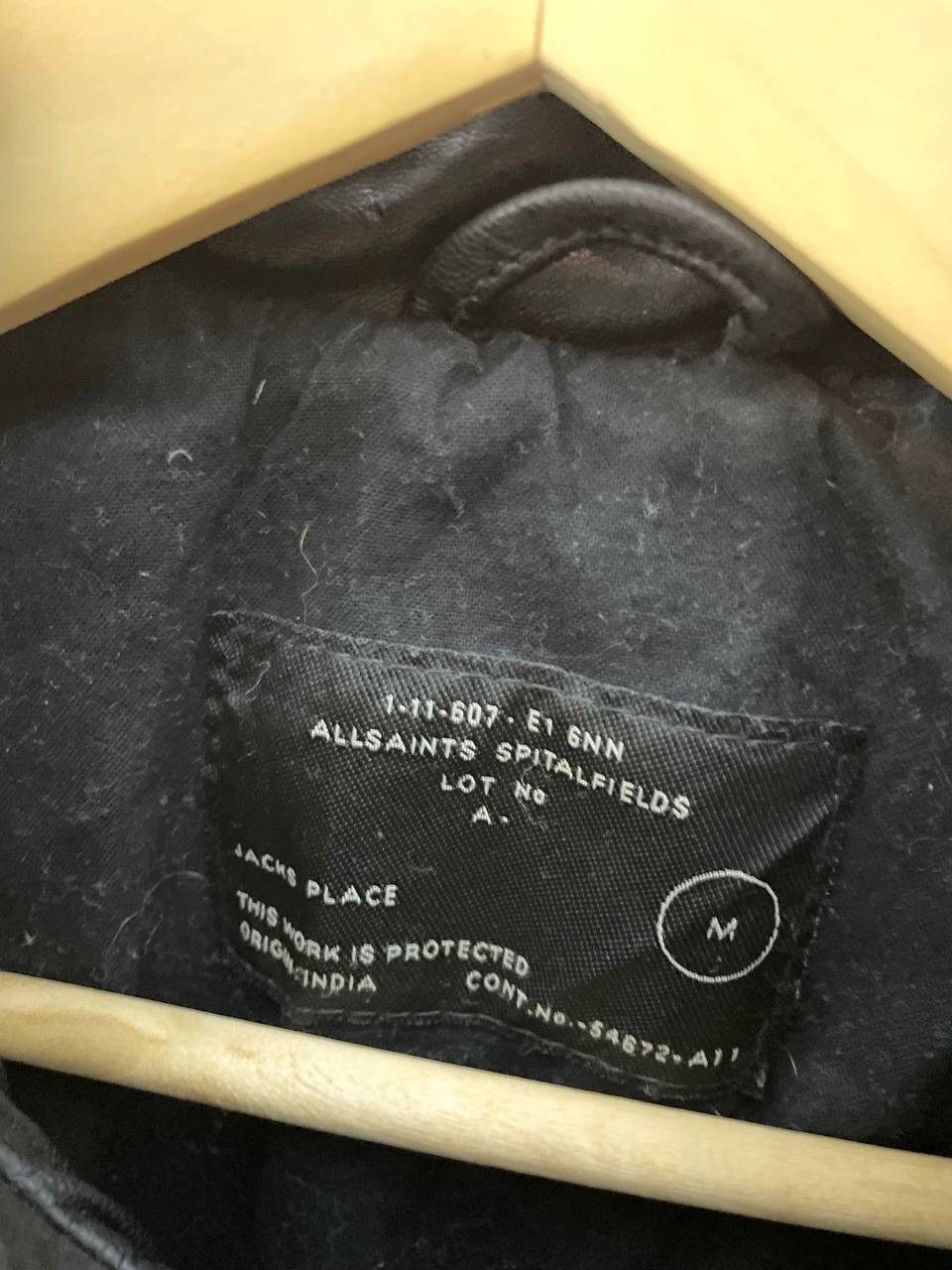 Allsaints × Vintage Allsaints Vintage Biker Leather Jacket Size US M / EU 48-50 / 2 - 10 Thumbnail