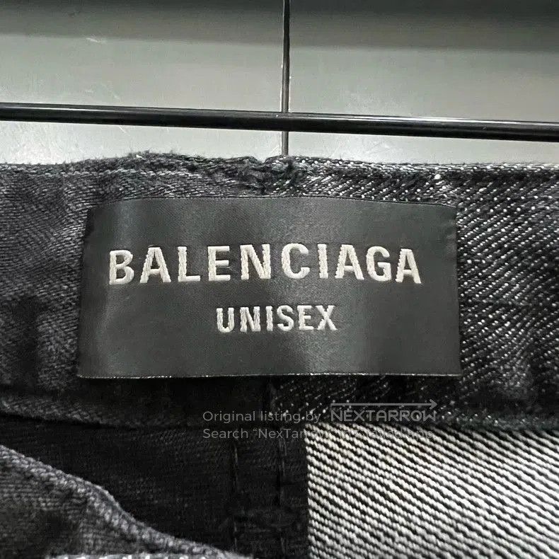 Balenciaga Balenciaga Paneled Asymmetric Denim Jeans. Size US 26 / EU 42 - 5 Thumbnail