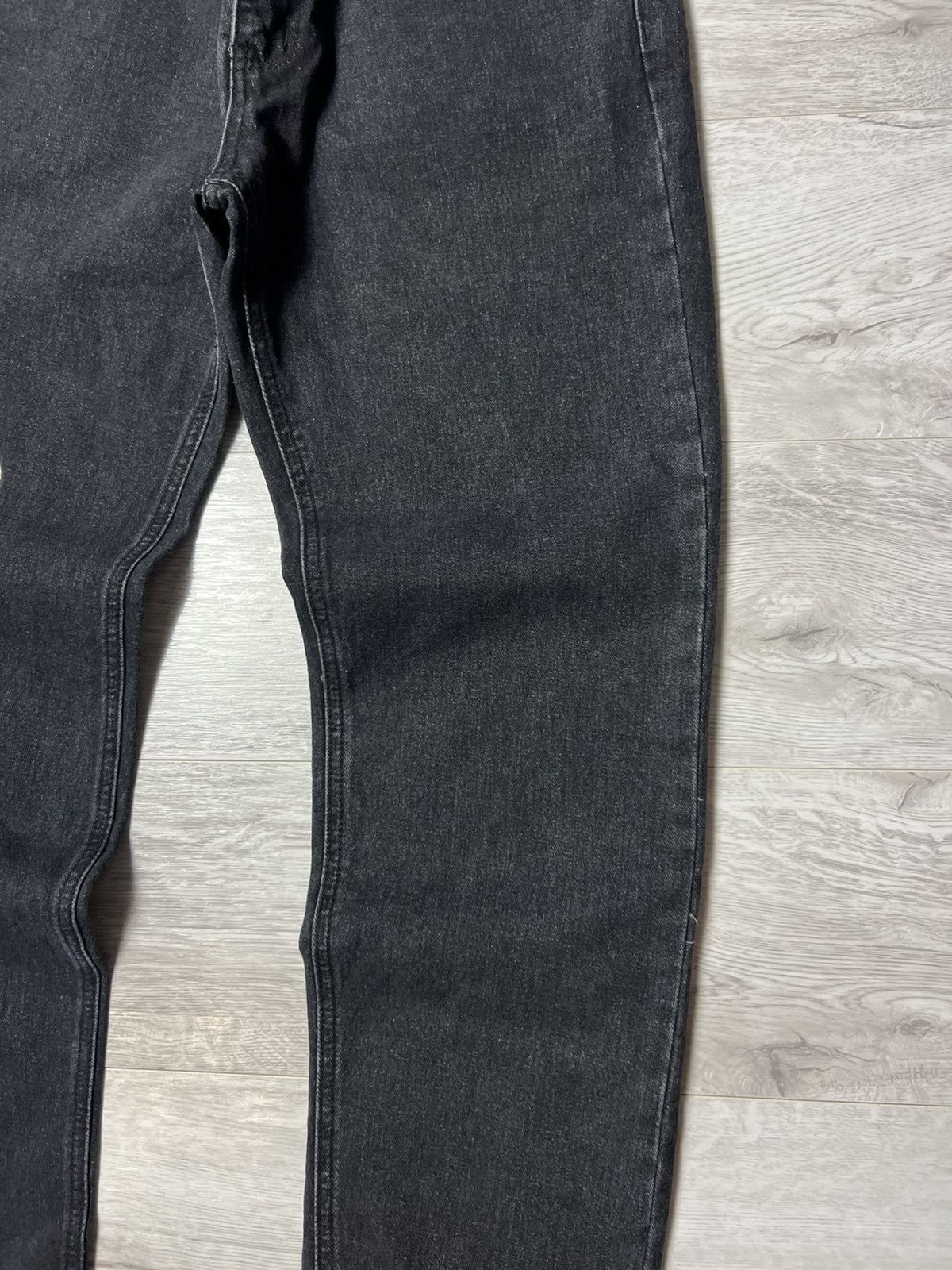 Ed Hardy Ed Hardy Embroidered Dragon Flame Straight Leg Jean Big Logo Size US 32 / EU 48 - 8 Thumbnail