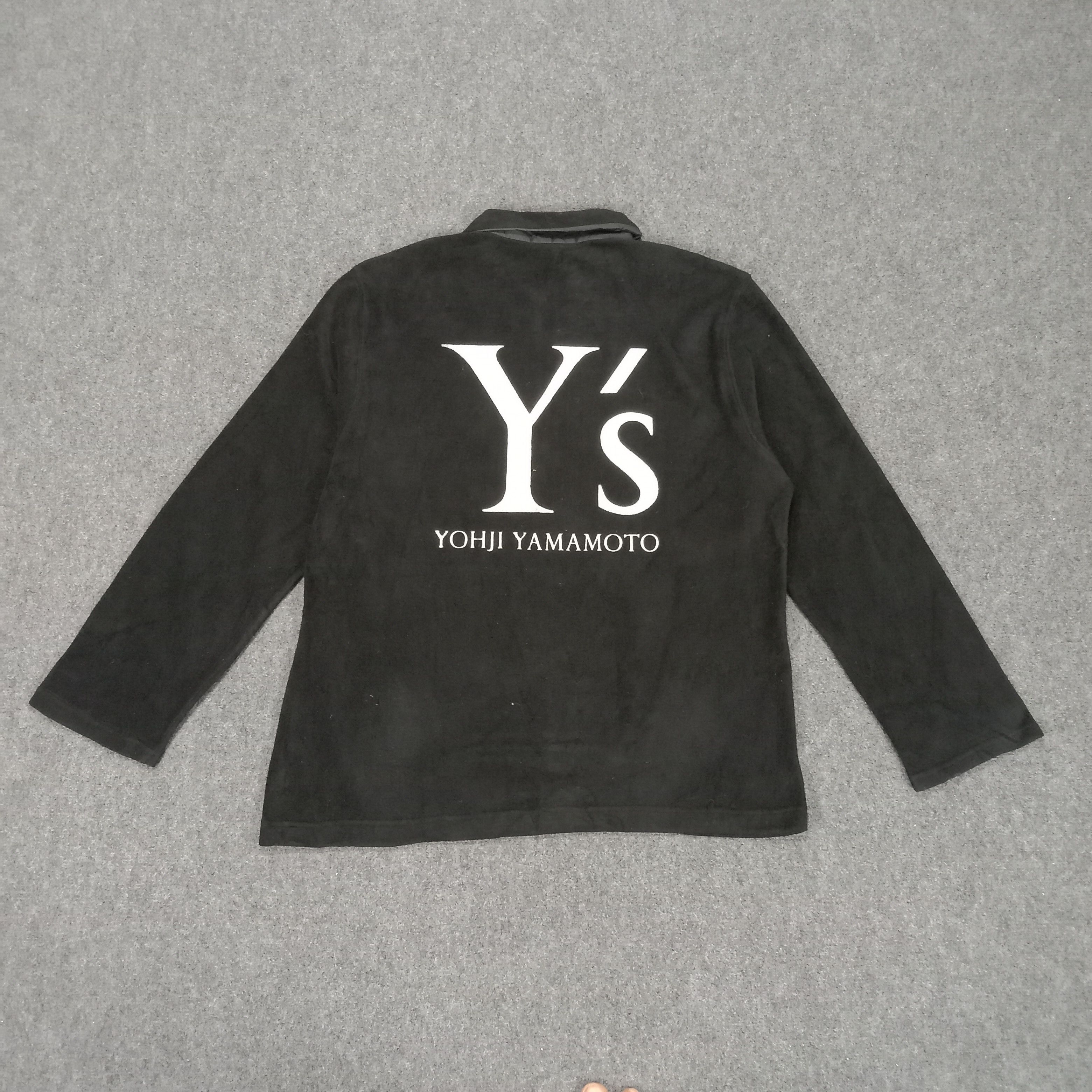 Japanese Brand × Vintage × Y's Y's Yohji Yamamoto Japan Designer Fleece Sweater Size US M / EU 48-50 / 2 - 1 Thumbnail