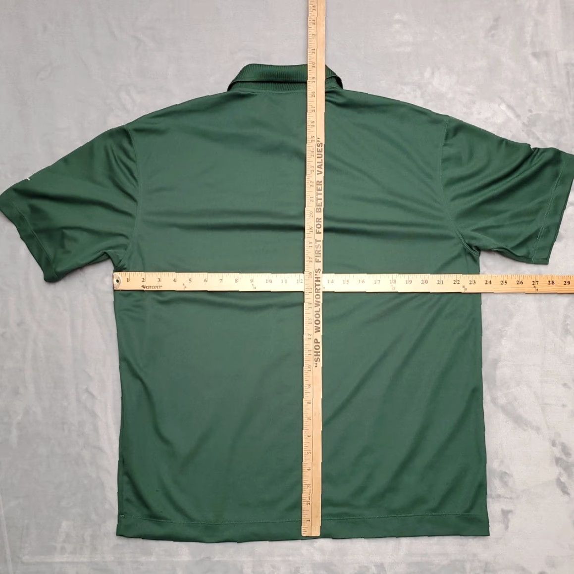 Nike Nike Golf Shirt Mens L Green Polo DRI-FIT Polyester Casual Nike Polo Mens L Green Shirt Size US L / EU 52-54 / 3 - 7 Thumbnail