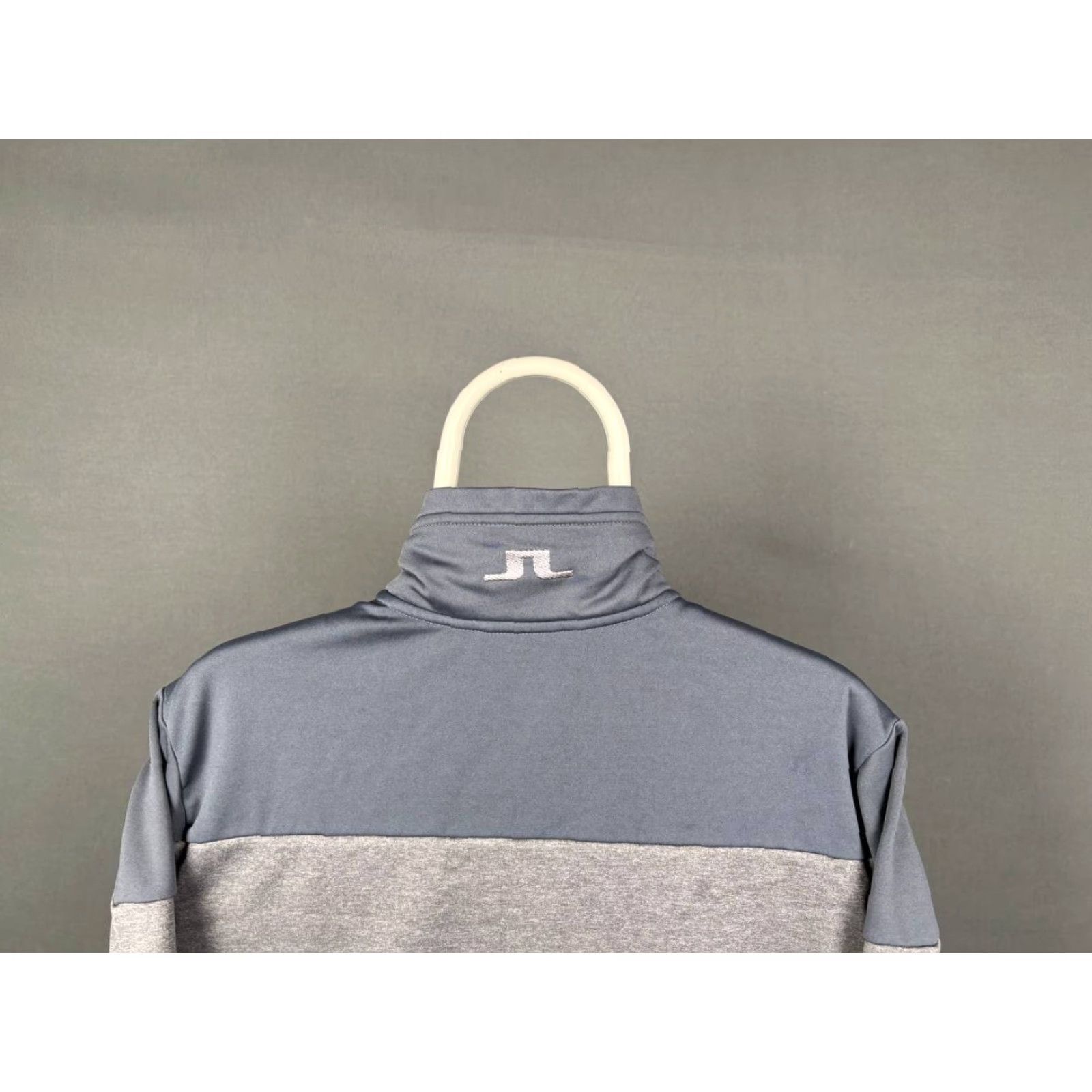 J.Lindeberg J.Lindeberg Mens Track Jacket Gray Polyester Long Sleeve Zip Regular L Size US L / EU 52-54 / 3 - 8 Thumbnail