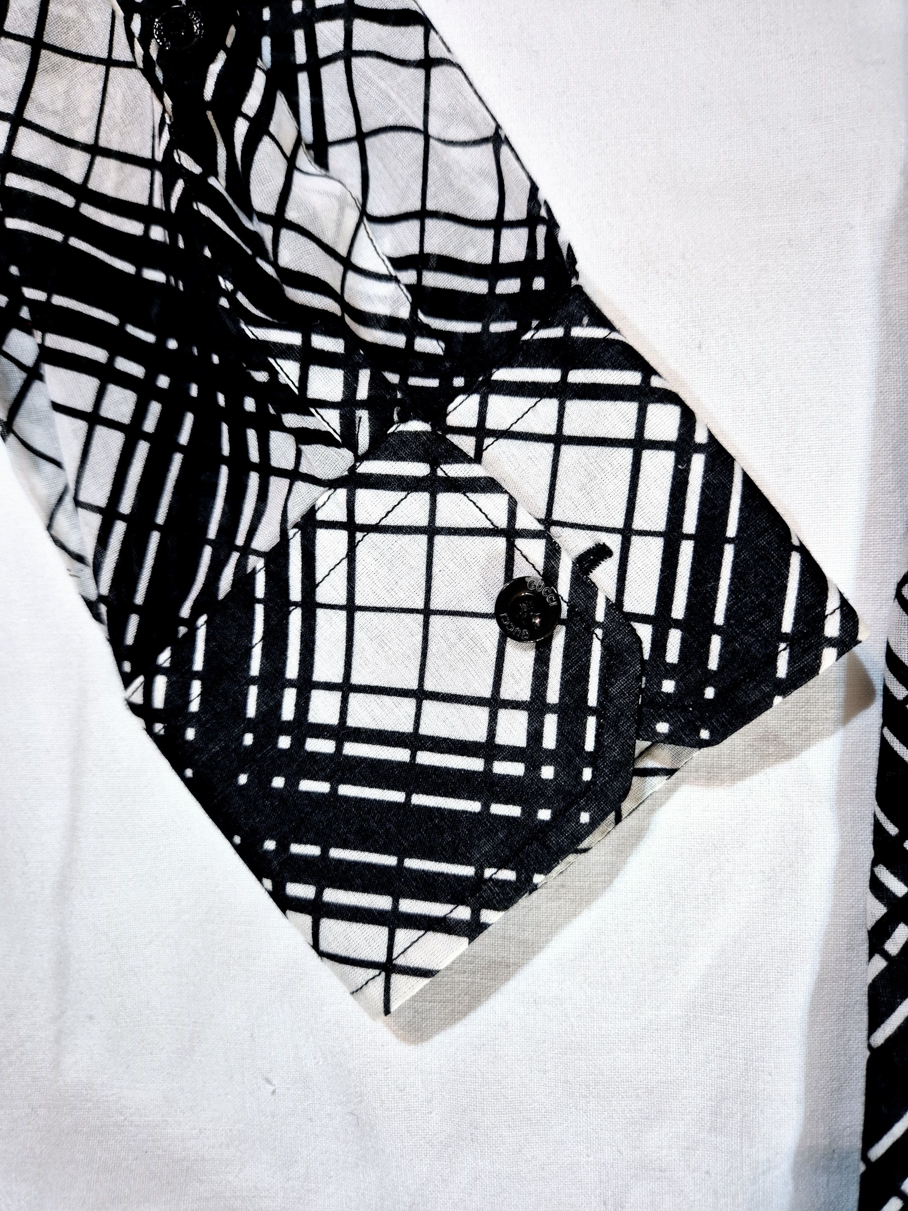 Gucci Shirt black and white * Gucci * Size US L / EU 52-54 / 3 - 5 Thumbnail