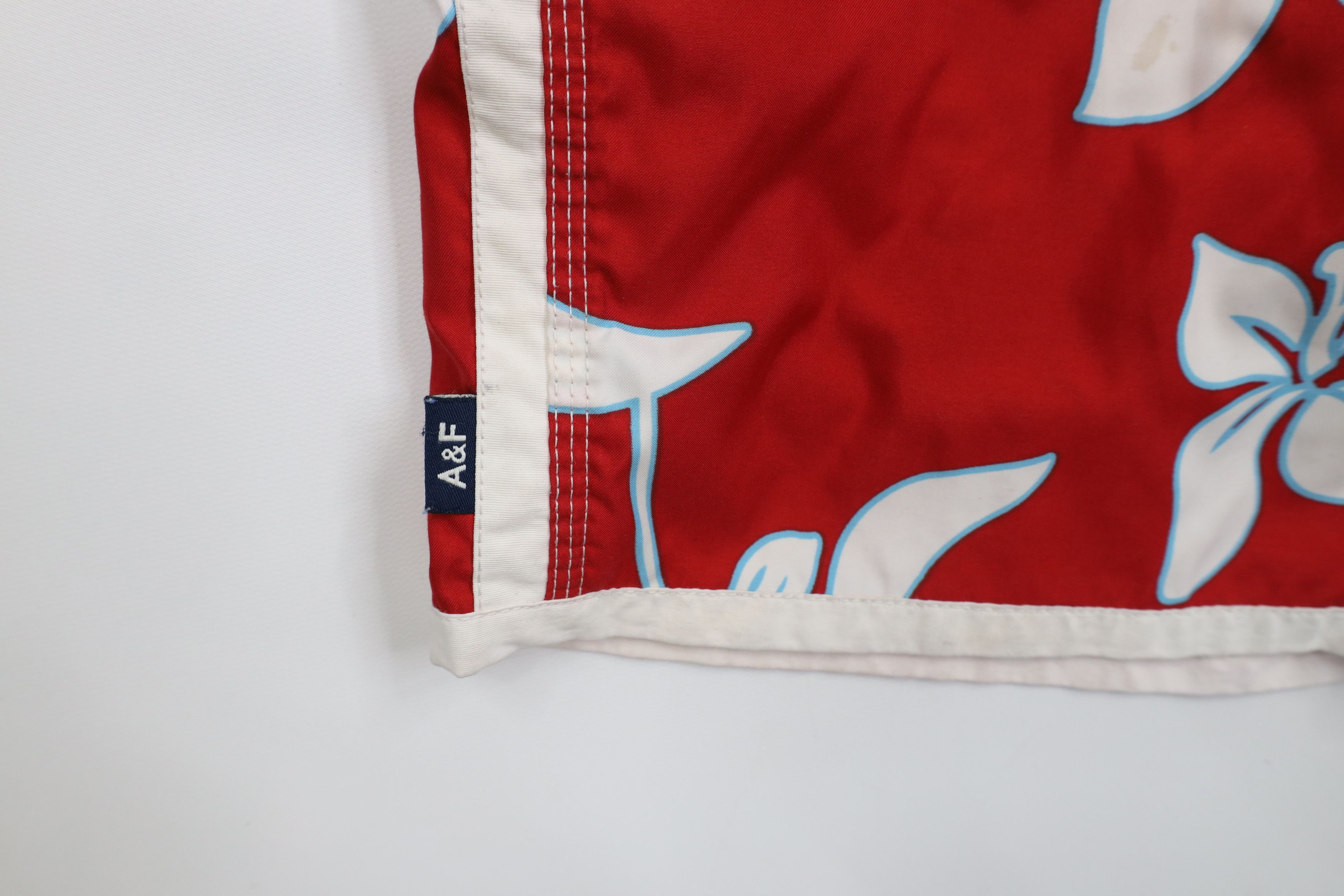 Abercrombie & Fitch × Vintage Vintage Y2K Abercrombie & Fitch Flower Hawaiian Board Shorts Size US 30 / EU 46 - 5 Thumbnail