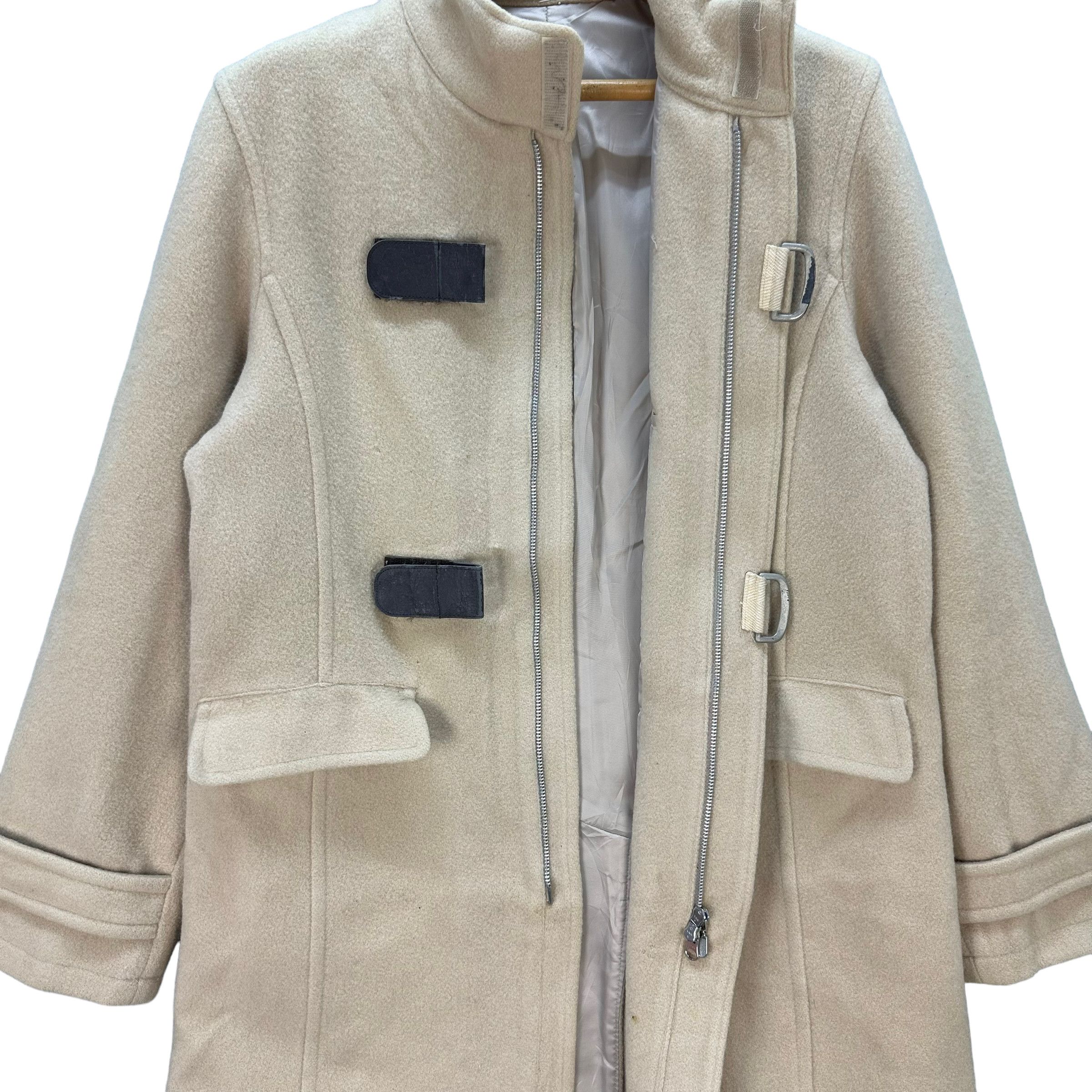 PPFM PPFM STRAP ZIPPER WOOL OVERCOAT #8595-016 Size US M / EU 48-50 / 2 - 7 Thumbnail