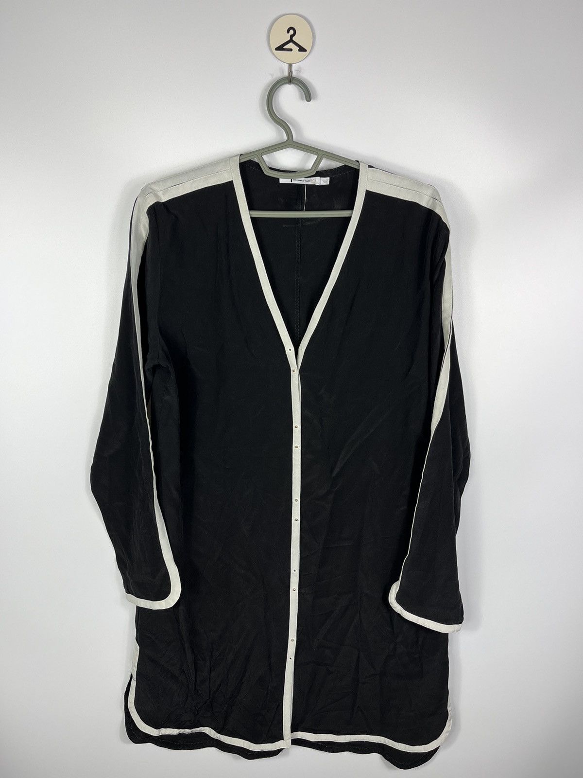 T by Alexander Wang T by Alexander Wang 100% Silk Midi Dress Size L / US 10 / IT 46 - 1 Thumbnail