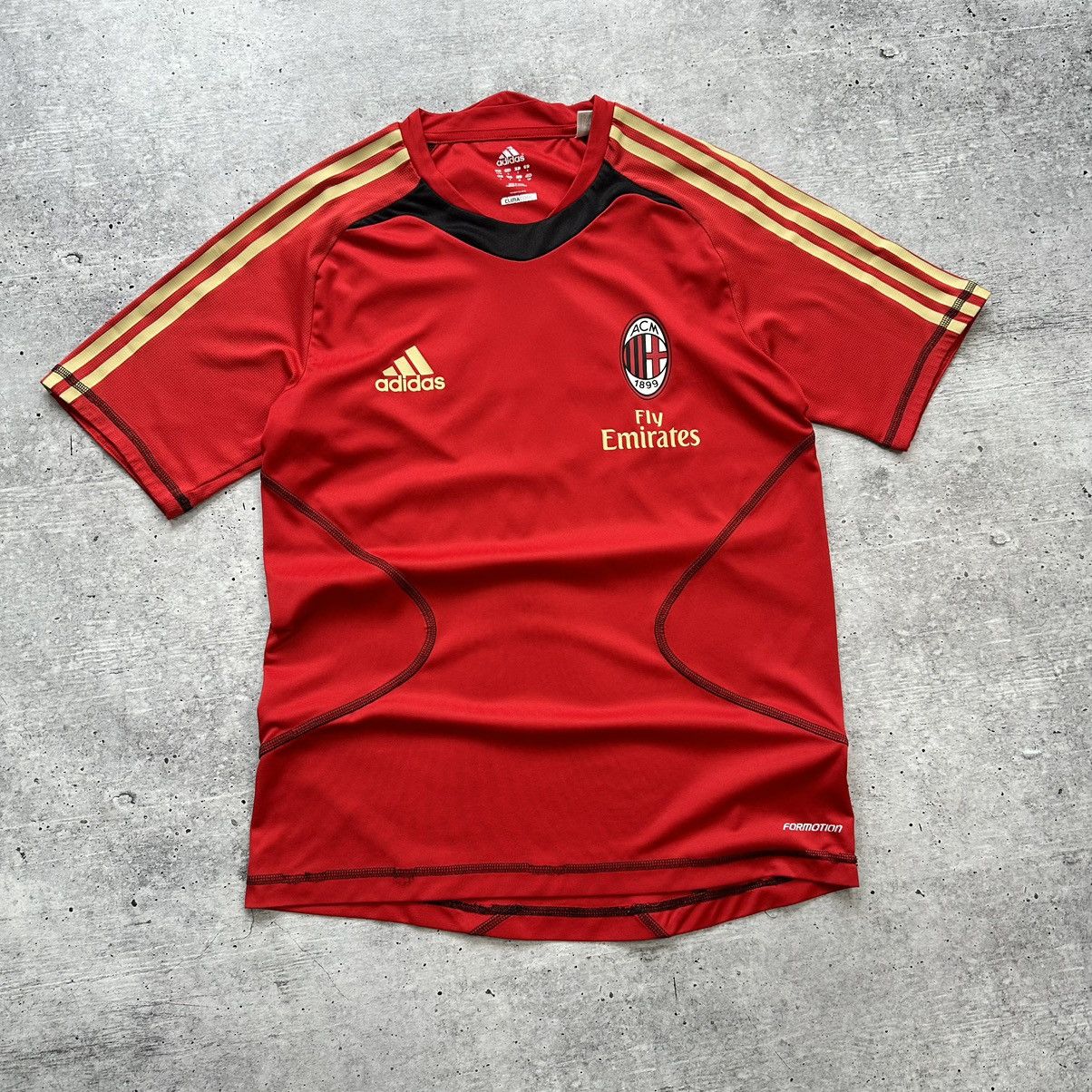 Vintage Adidas AC Milan Formotion Training Jersey 2010-11 Football Size US S / EU 44-46 / 1 - 1 Thumbnail