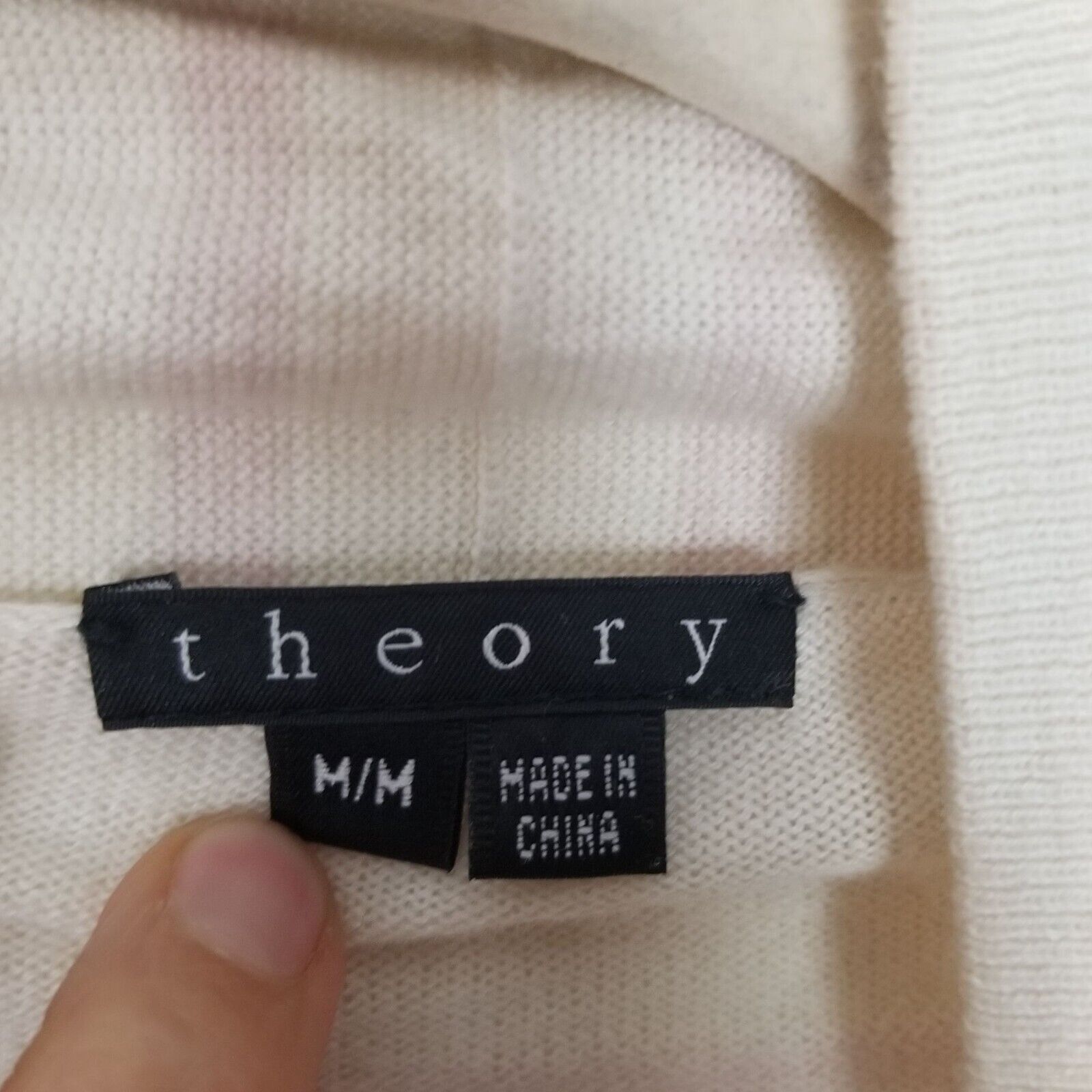 Theory Theory Womens Cashmere Blend Cardigan Striped Open Quiet M Size M / US 6-8 / IT 42-44 - 6 Thumbnail