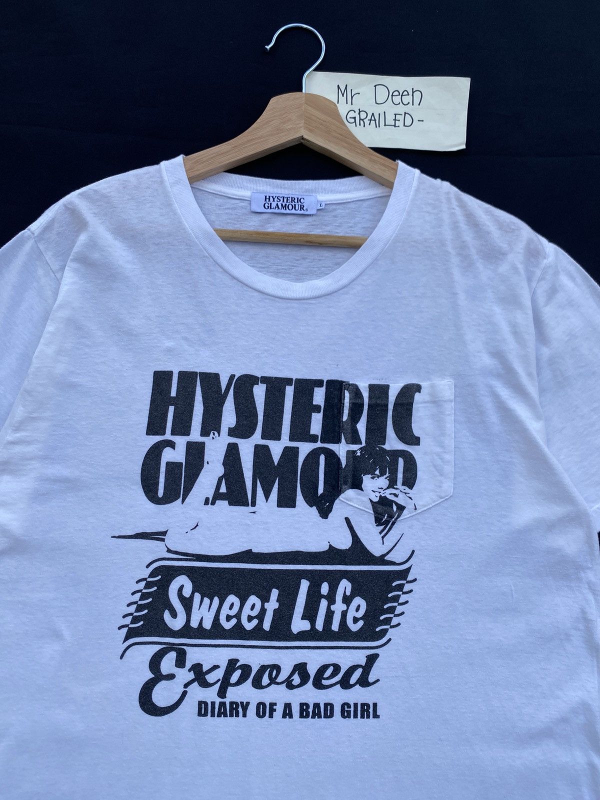Hysteric Glamour Hysteric Glamour "Sweet Life Exposed Diary of a Bad Girl"Tee Size US L / EU 52-54 / 3 - 8 Thumbnail