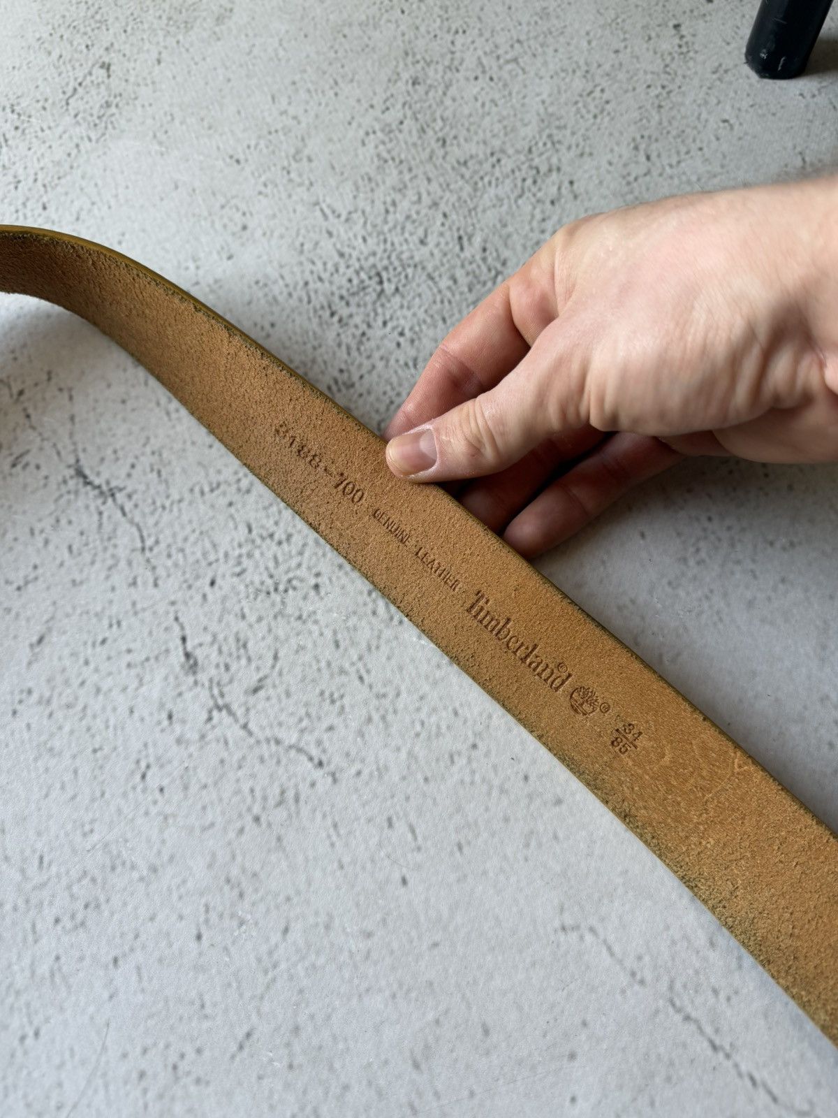 Timberland Timberland Vintage OG Genuine Leather Real Brown Belt Size ONE SIZE - 8 Thumbnail