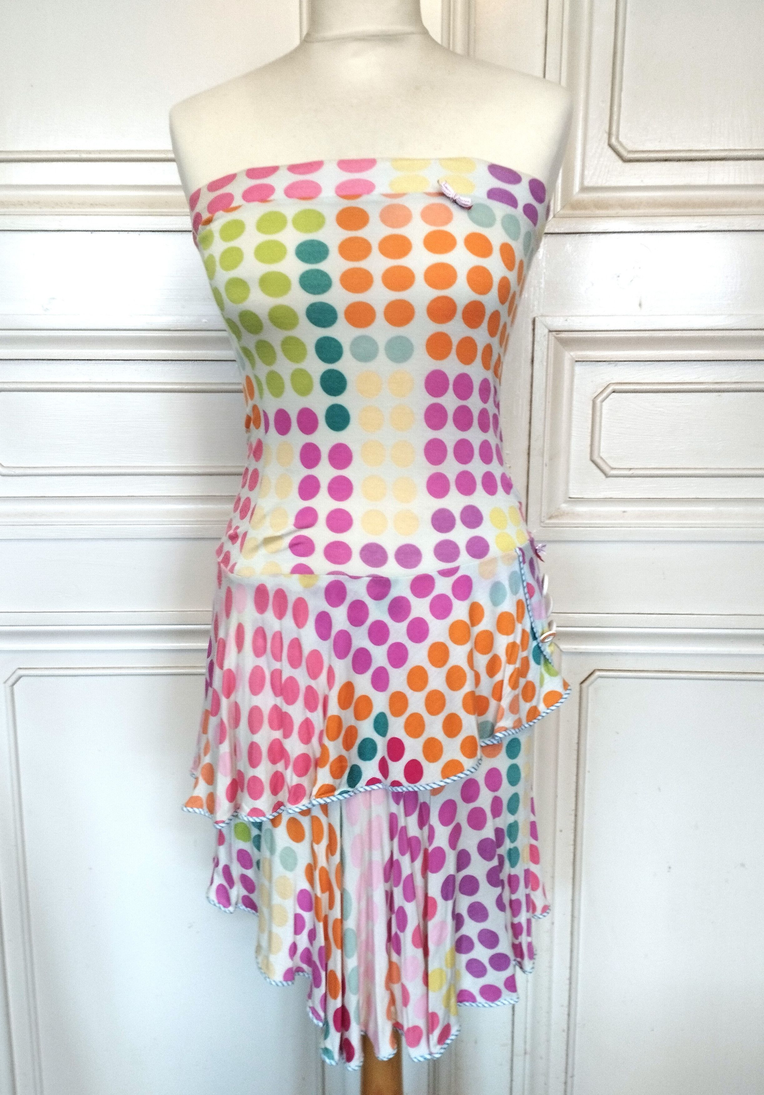 Christian Lacroix Christian Lacroix Robe Bustier Dotties TS/M Size M / US 6-8 / IT 42-44 - 4 Thumbnail