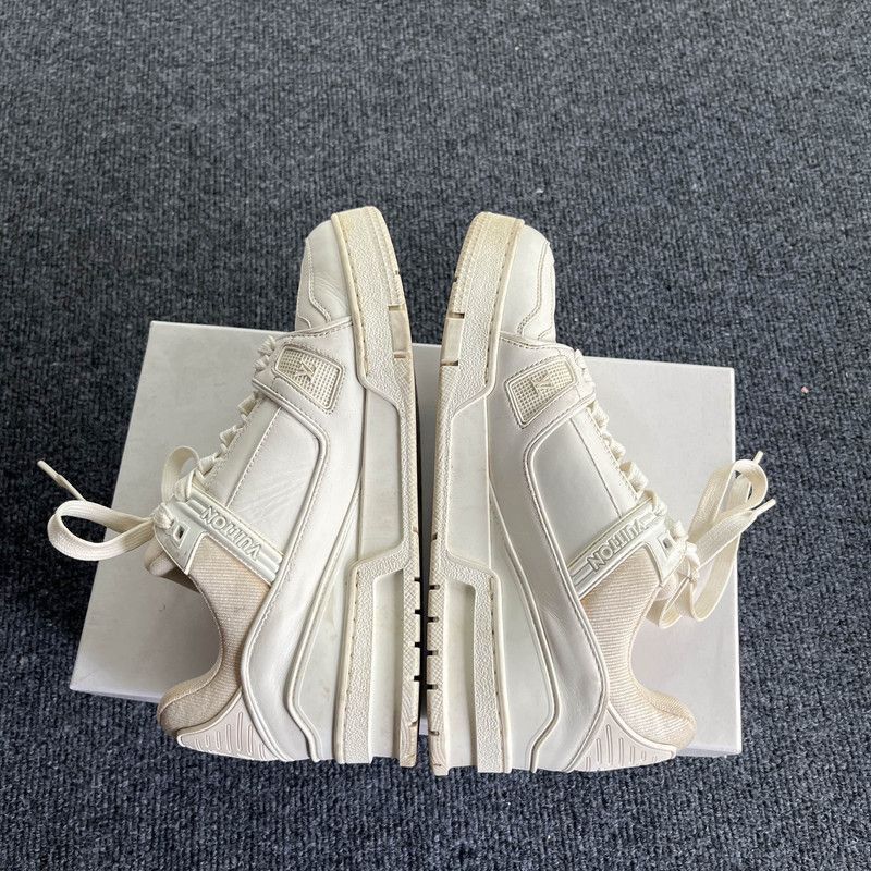 Louis Vuitton Louis Vuitton Trainer Sneakers Low Top White -2508 Size US 8 / IT 38 - 4 Thumbnail