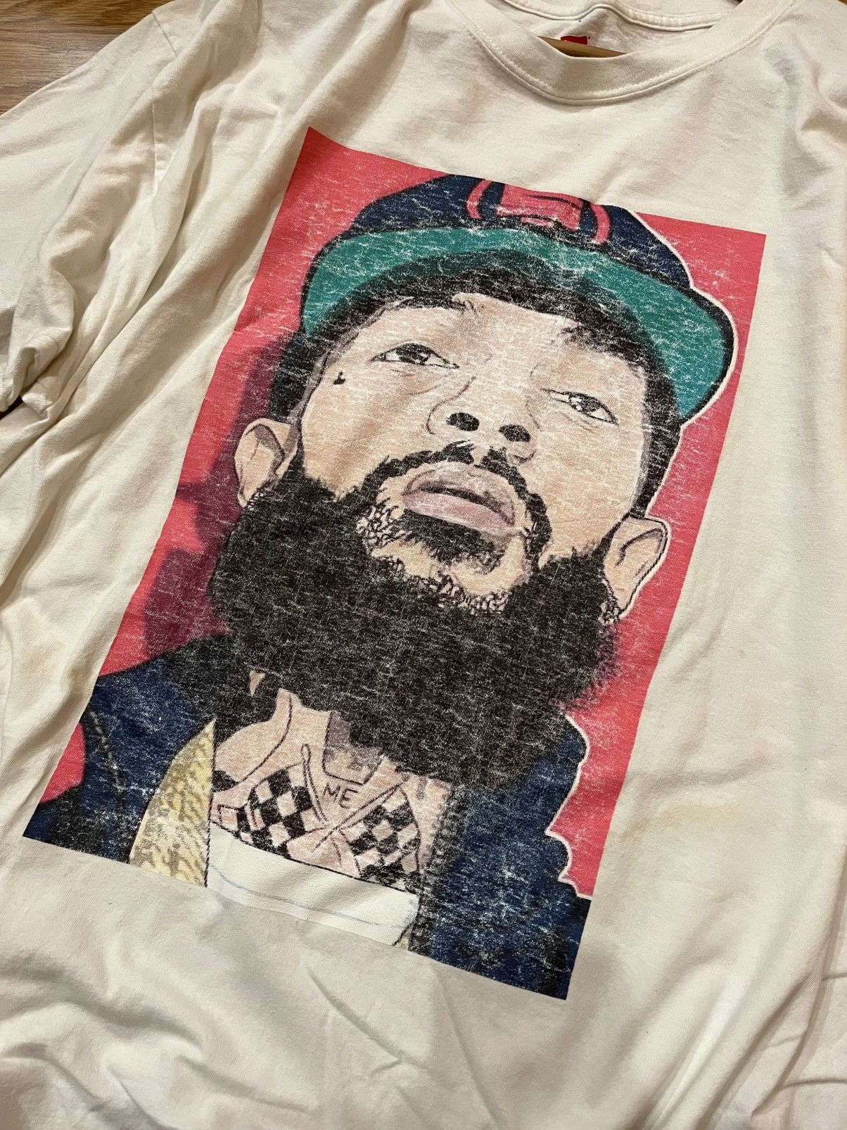 Hanes Nipsey Hussle White Shirts 2000s Size US L / EU 52-54 / 3 - 1 Thumbnail