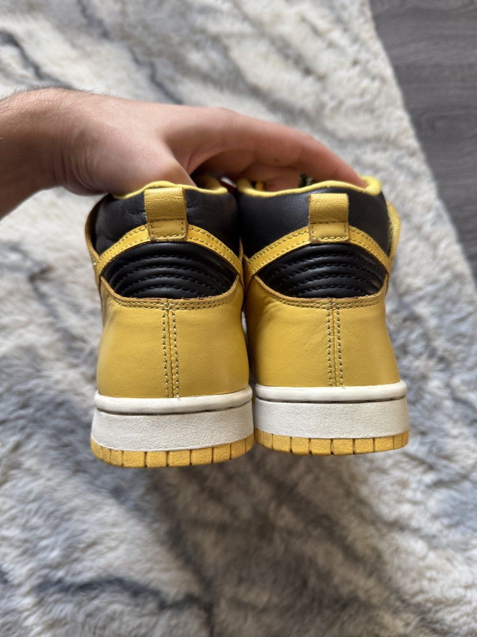 Nike VINTAGE NIKE DUNK HIGH GOLDENROD IOWA 2002 Size US 7 / EU 40 - 6 Thumbnail