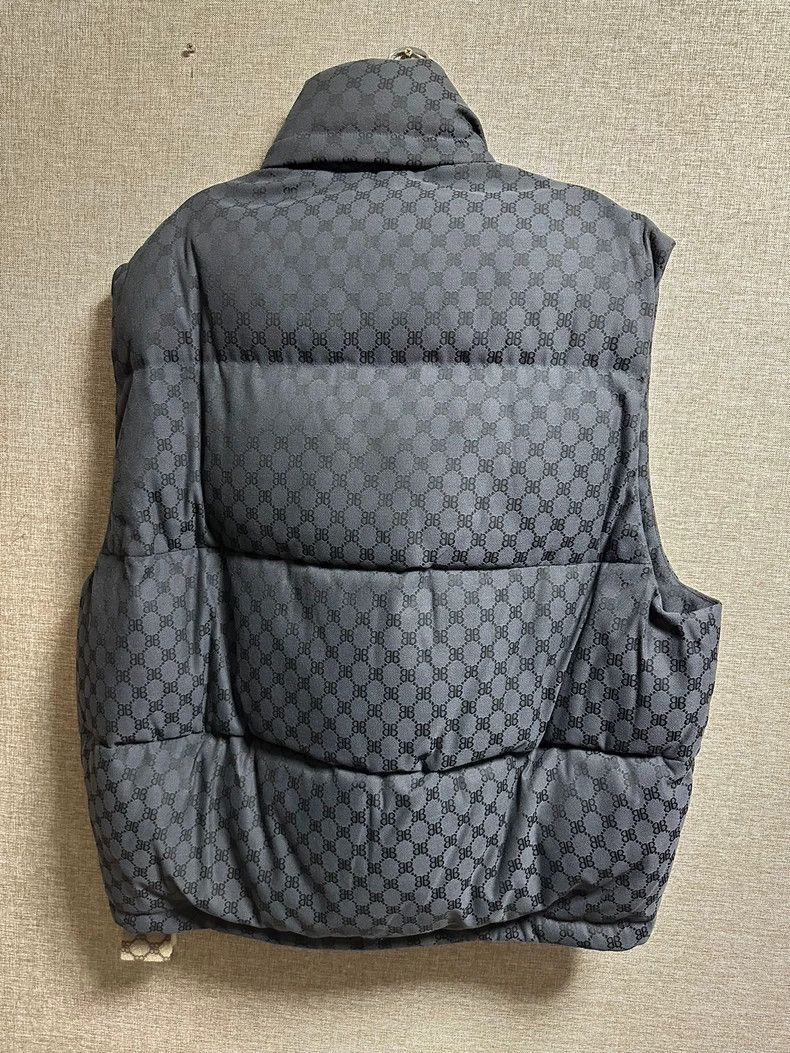 Balenciaga Balenciaga Monogram Fleece Vest Jacket Size US M / EU 48-50 / 2 - 2 Thumbnail