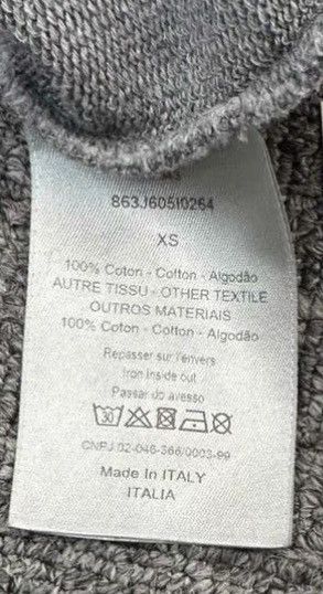 Dior DIOR Grey Rose Letter Print Hoodie K12 Size XS / US 0-2 / IT 36-38 - 8 Thumbnail