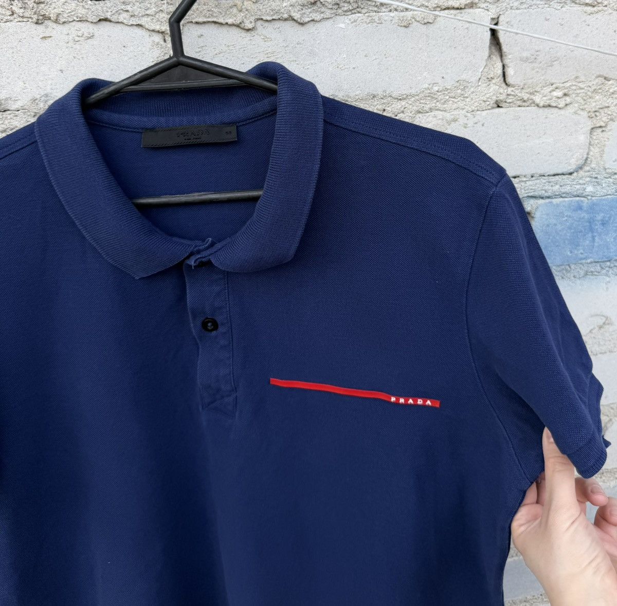 Prada Prada Milano Logo Polo Shirt Size US M / EU 48-50 / 2 - 3 Thumbnail