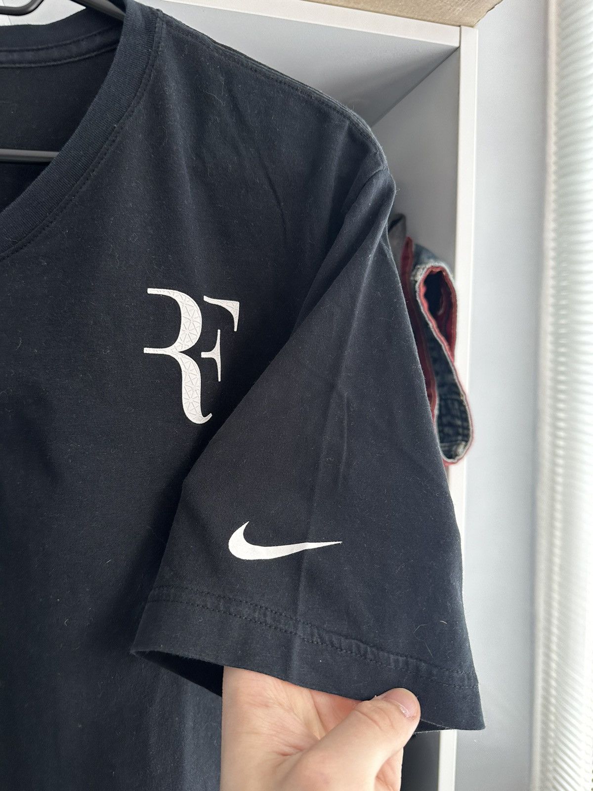 Nike 🔥VINTAGE NIKE ROGER FEDER V NECK T SHIRT🔥 Size US M / EU 48-50 / 2 - 4 Thumbnail