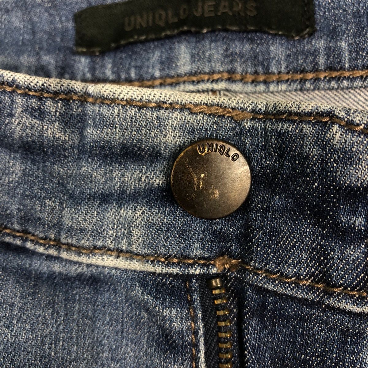 Japanese Brand 🔥VINTAGE DENIM JEANS FLARE UNIQLO JAPAN ISSEY MIYAKE Size US 34 / EU 50 - 18 Thumbnail