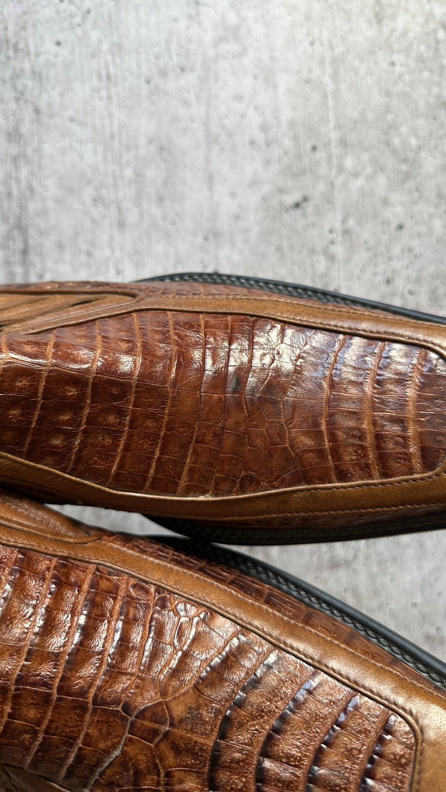 J.M. Weston J.M. Weston Very Rare Vintage Alligator Leather Formal Shoes Size US 8 / EU 41 - 4 Thumbnail