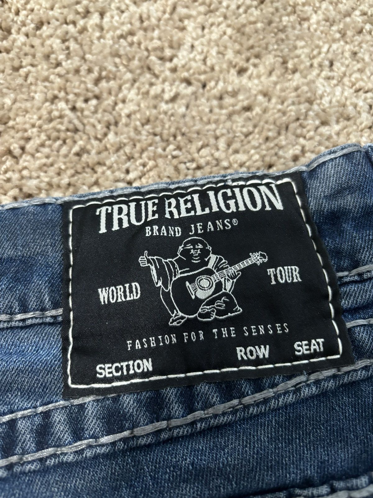 True Religion True Religion Rocco Relaxed Skinny Fit Jeans Size US 40 / EU 56 - 3 Thumbnail
