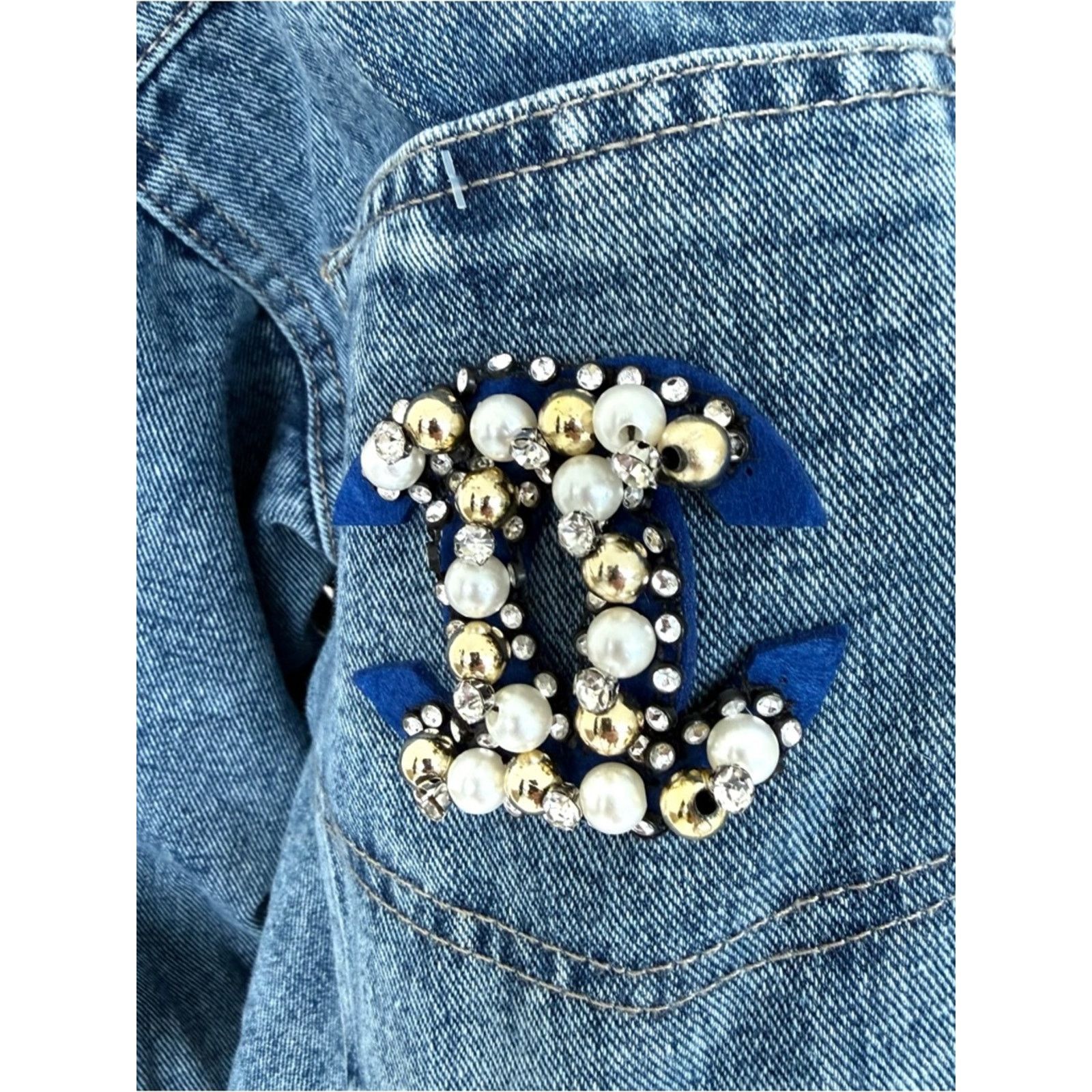 Other Custom made women oversized jeans jacket size L Size L / US 10 / IT 46 - 3 Thumbnail