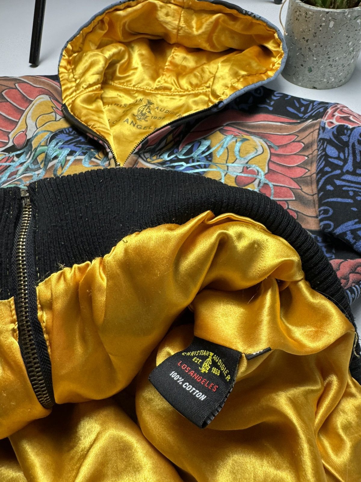 Christian Audigier × Ed Hardy × Vintage Christian Audigier Ed hardy y2k vintage hoodie Big logo Size US M / EU 48-50 / 2 - 15 Thumbnail