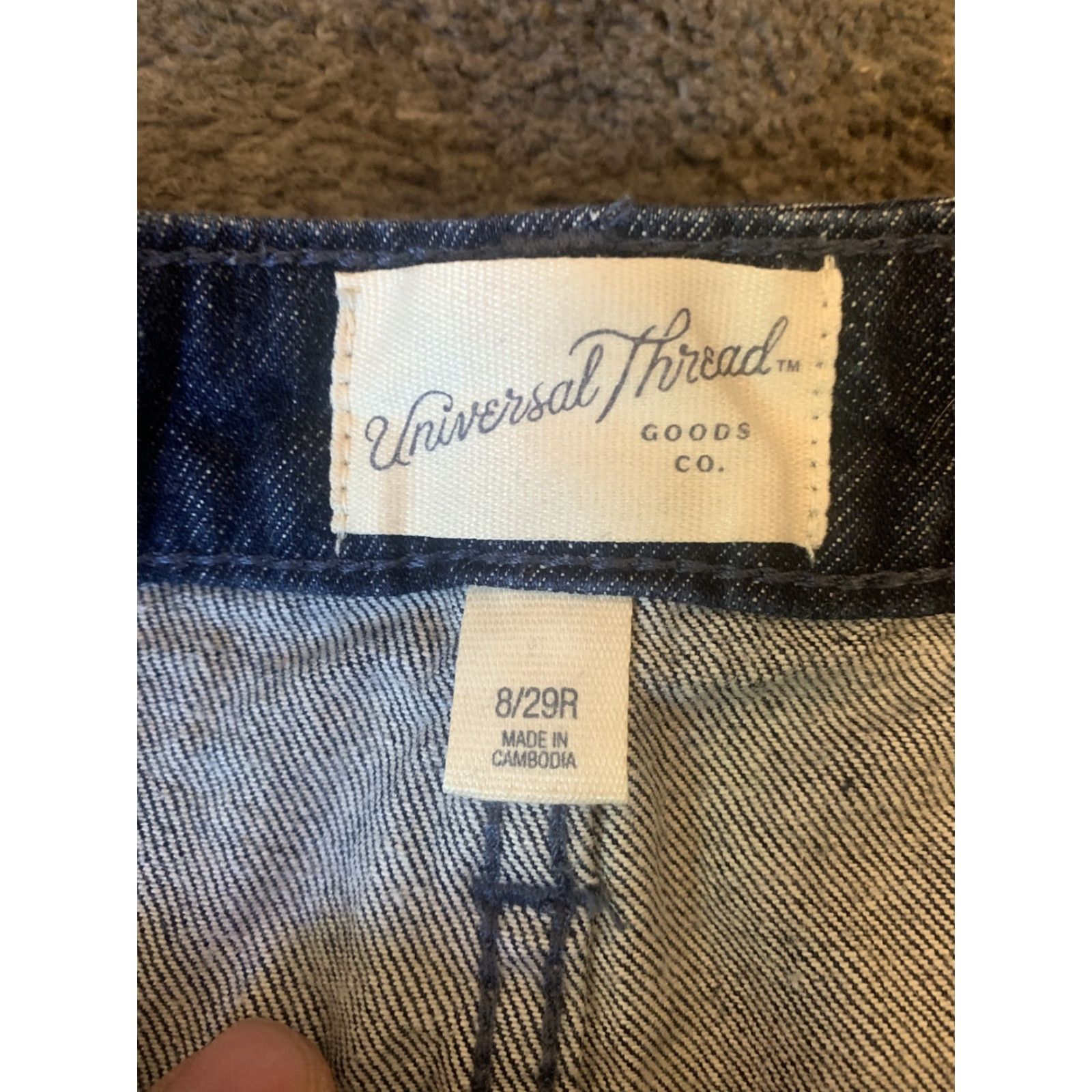 Vintage VINTAGE Universal Thread Shorts Womens 8/29R Dark Denim Midi Shorts Mens? Size 30" / US 8 / IT 44 - 3 Thumbnail