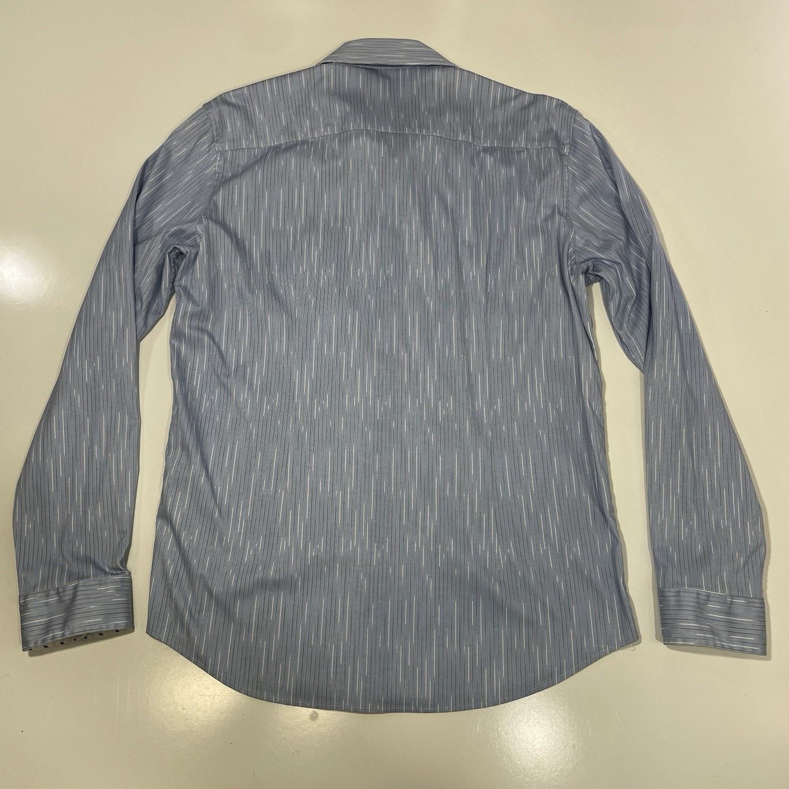 Acme Clothing Butter Cloth Shirt Men’s Slim Fit XL Blue Stripe Regular Fit Size US XL / EU 56 / 4 - 7 Thumbnail