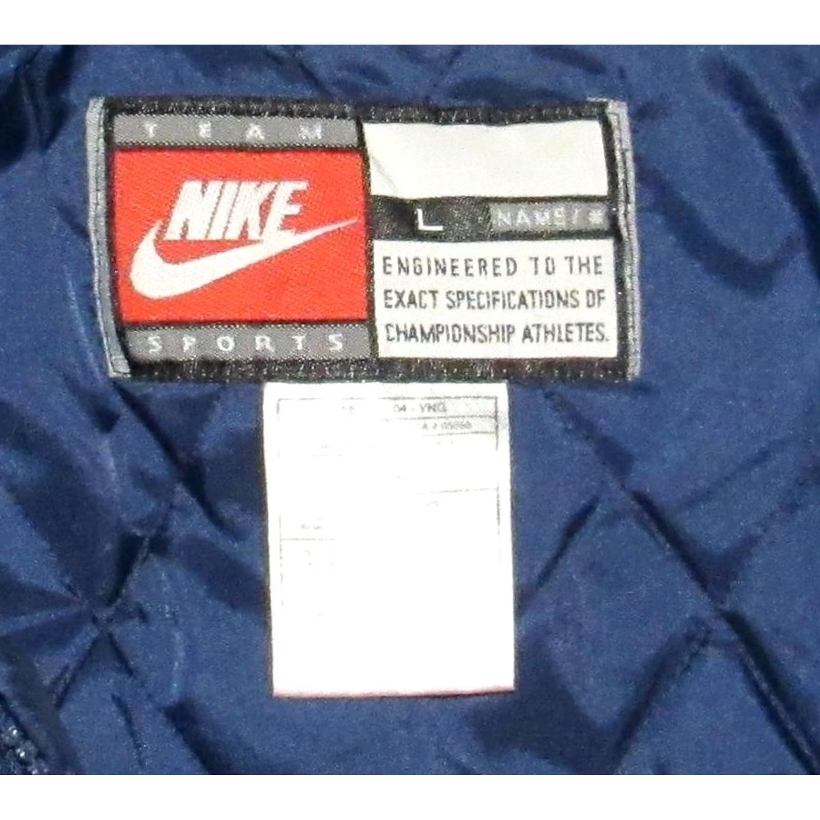 Nike Vtg NIKE UNC Tarheels Heavy Coat Jacket Large Size US L / EU 52-54 / 3 - 4 Thumbnail