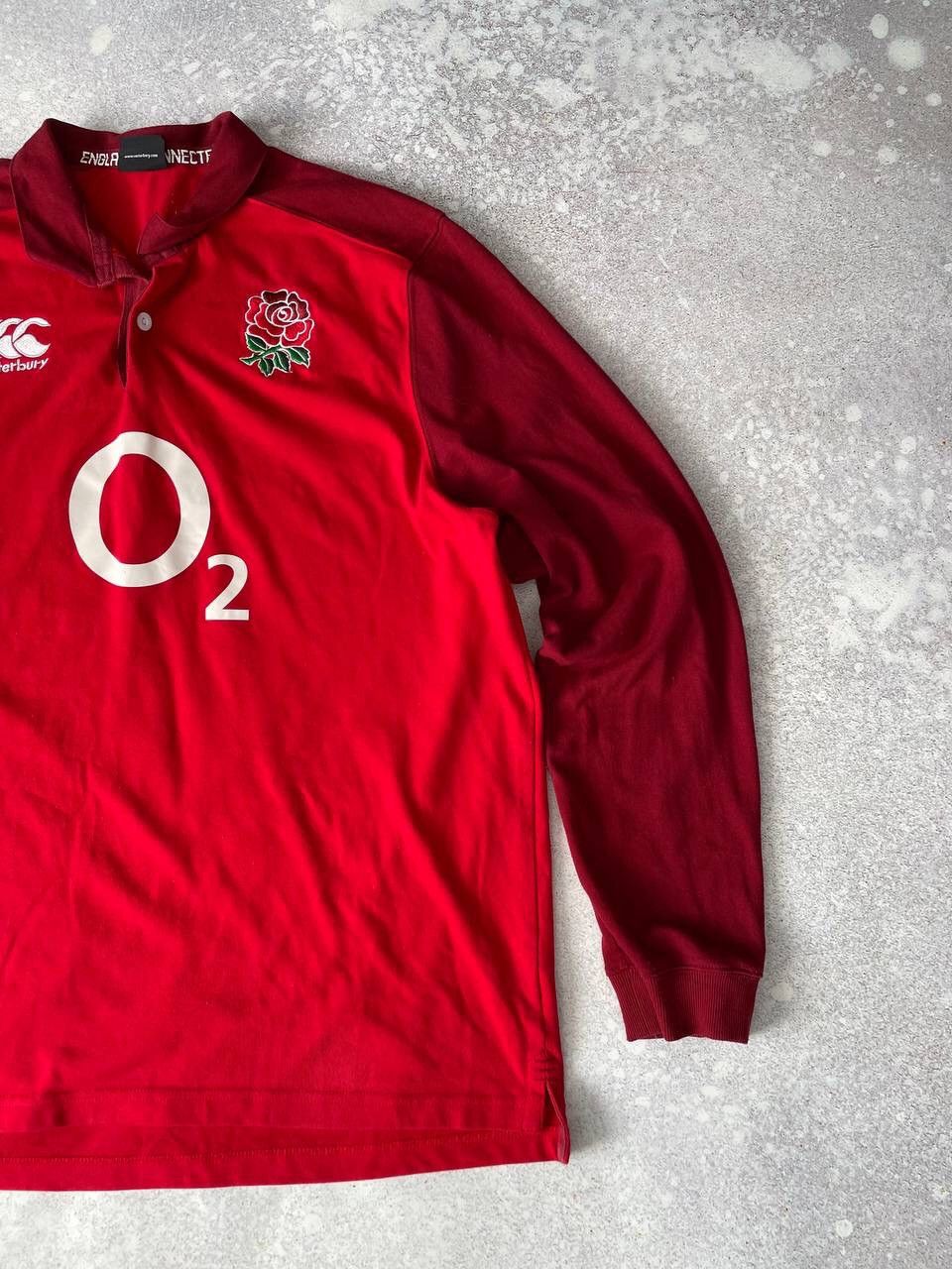 Vintage Vintage Canterbury England O2 Rugby Long Sleeve Big Logo Y2K Size US XL / EU 56 / 4 - 3 Thumbnail