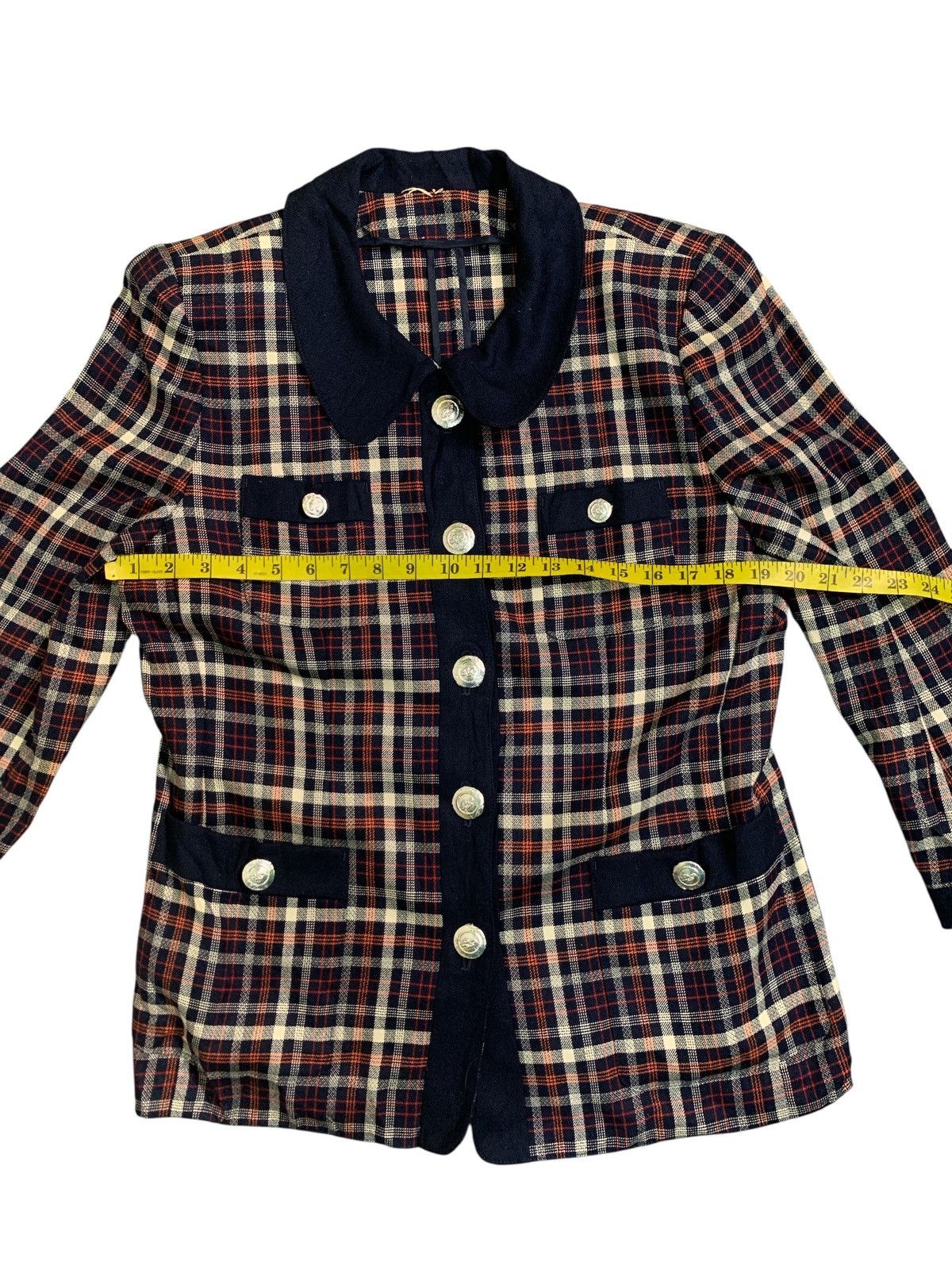 Japanese Brand Rare Design Vintage Emmerich & Eger Tweed Jacket Size M / US 6-8 / IT 42-44 - 7 Thumbnail