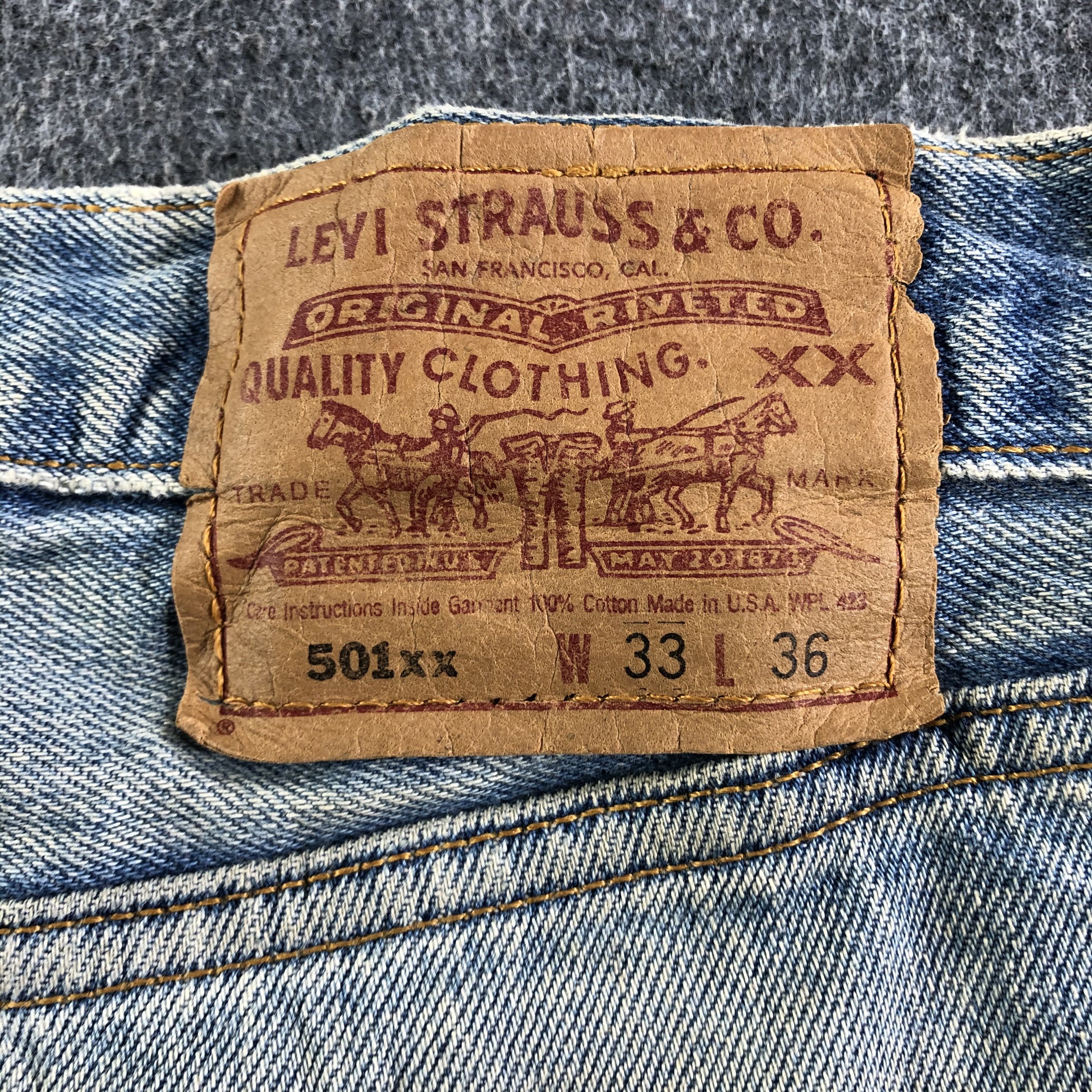 Levi's Vintage 90s Levis 501 Jeans-J3587 Size US 32 / EU 48 - 5 Thumbnail