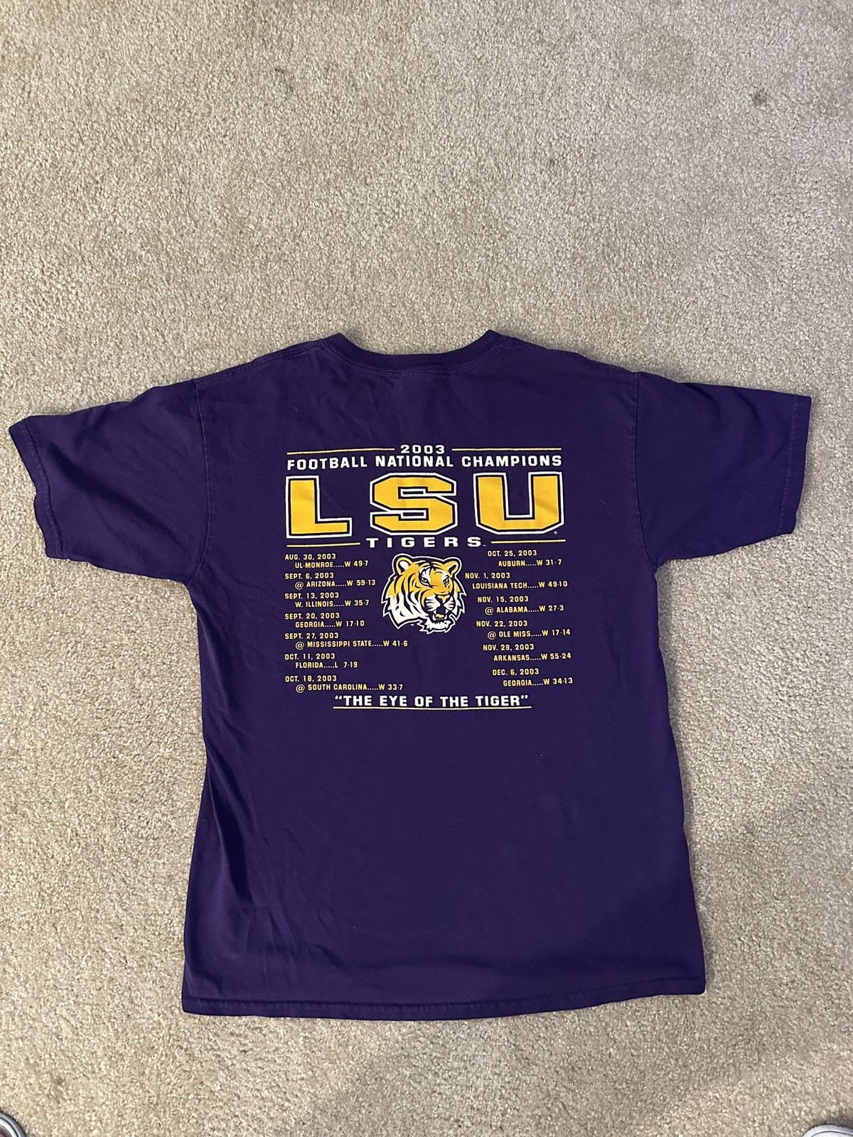 Vintage LSU VINTAGE TEE 04’ Size US M / EU 48-50 / 2 - 2 Thumbnail